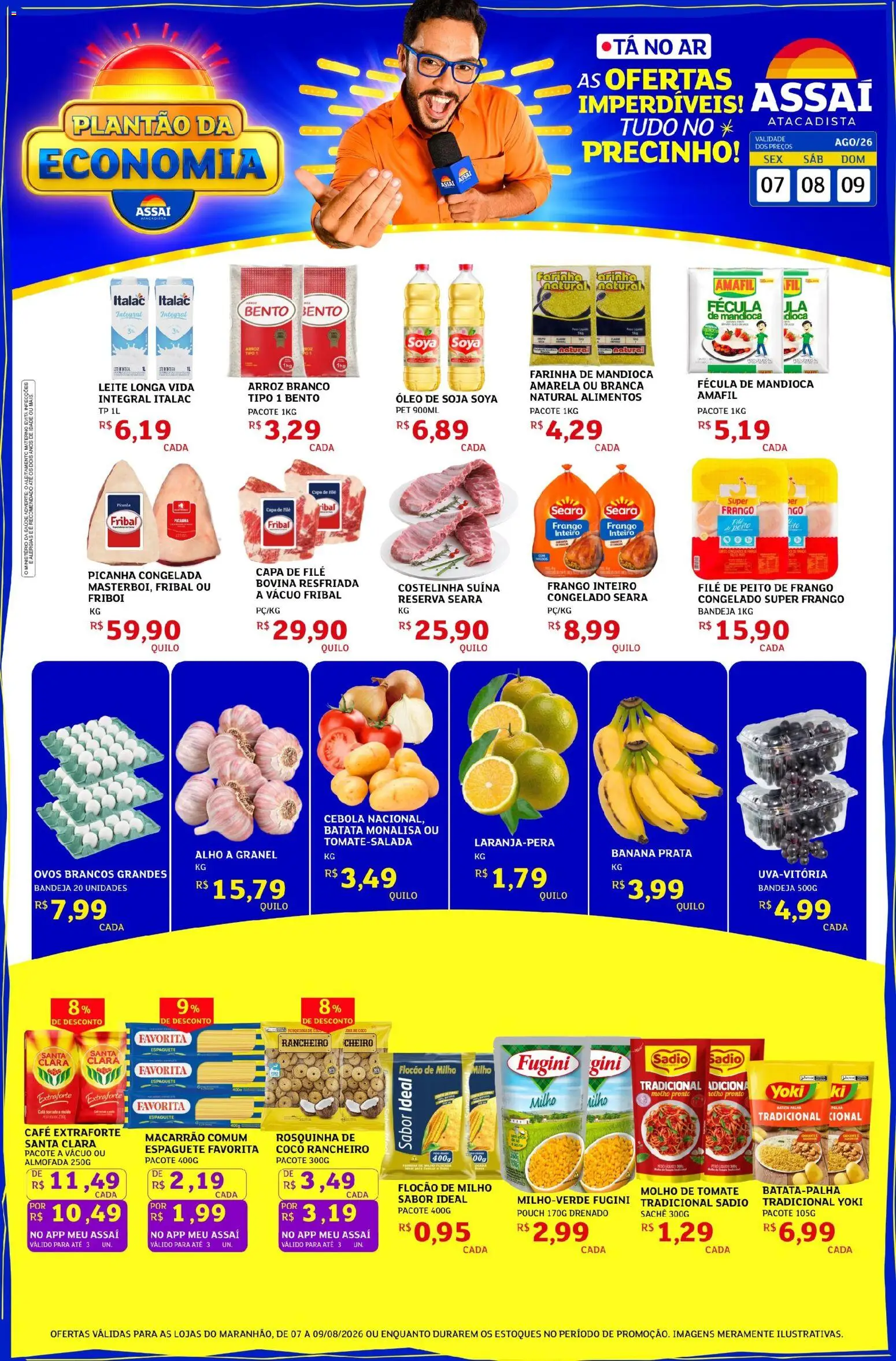 Pré-Visualização do folheto "Assaí Atacadista ofertas - MA" da loja Assaí Atacadista válido a partir de 07/08/2026