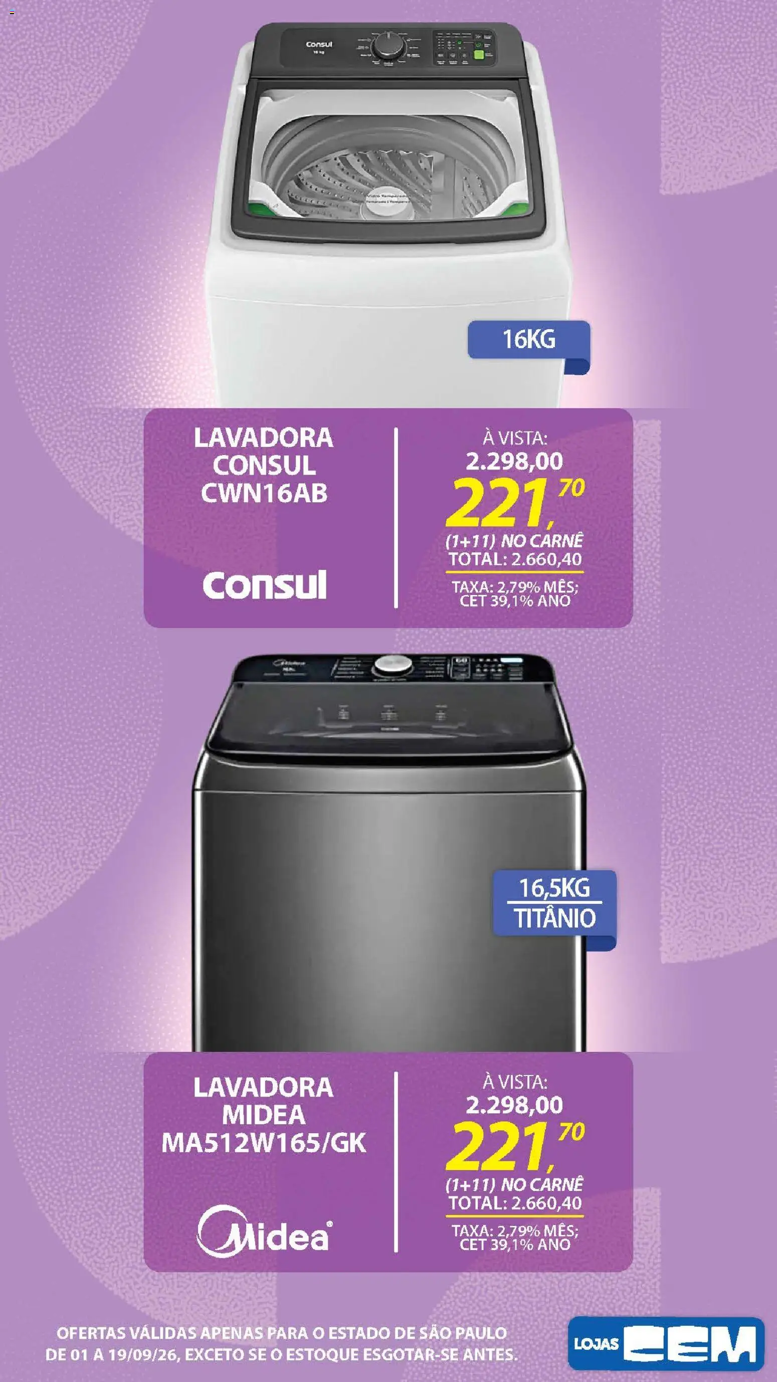 Ofertas Lojas Cem até 19/09/2026. - Página 41