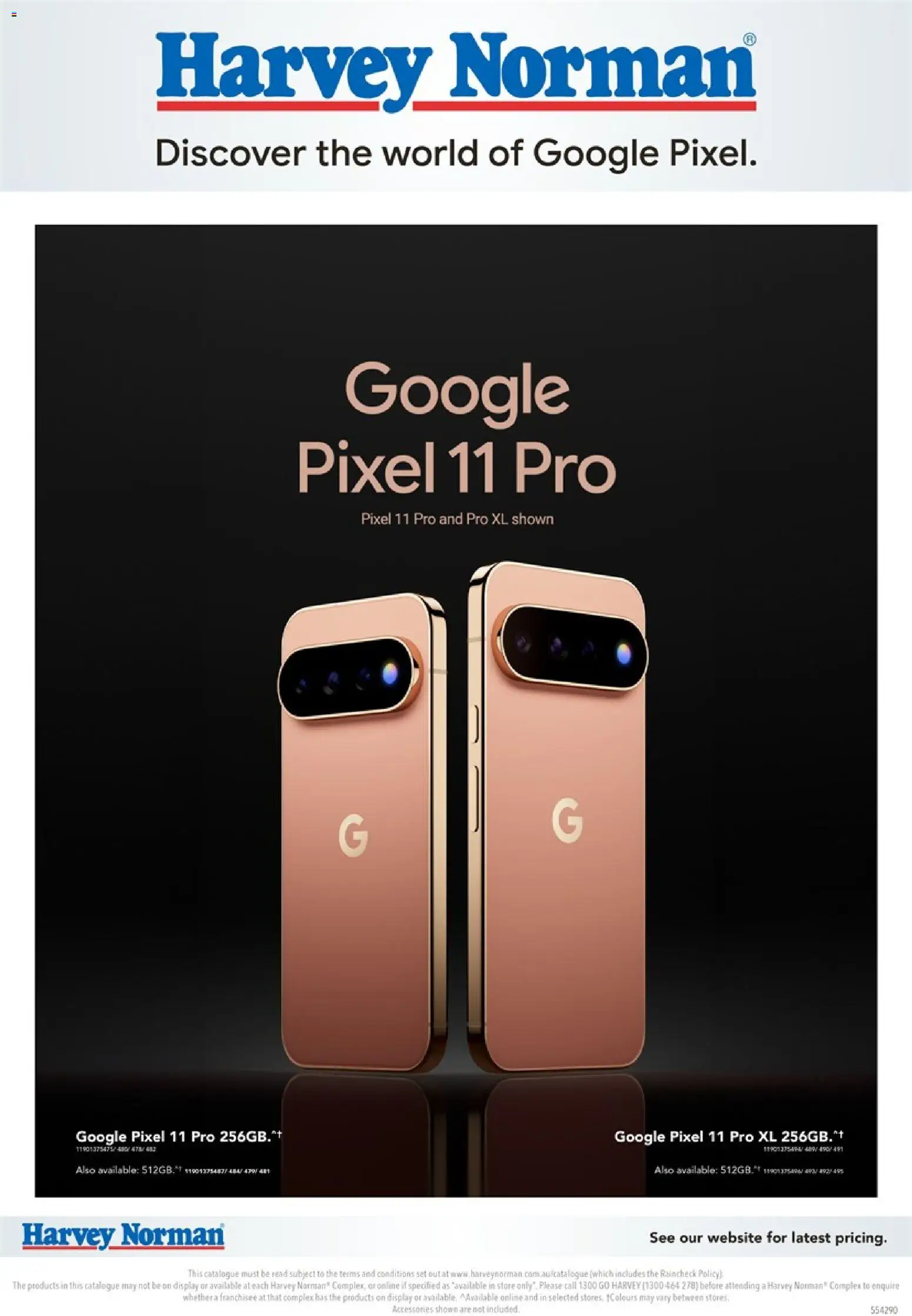 Preview of catalogue Harvey Norman Google Pre-Order from shop Harvey Norman valid 17/08/2026