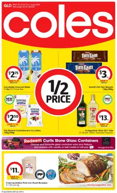 Preview of catalogue Coles catalogue QLD from shop Coles valid 29/07/2026