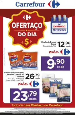 Pré-Visualização do folheto "Carrefour ofertas do Dia" da loja Carrefour válido a partir de 18/10/2026