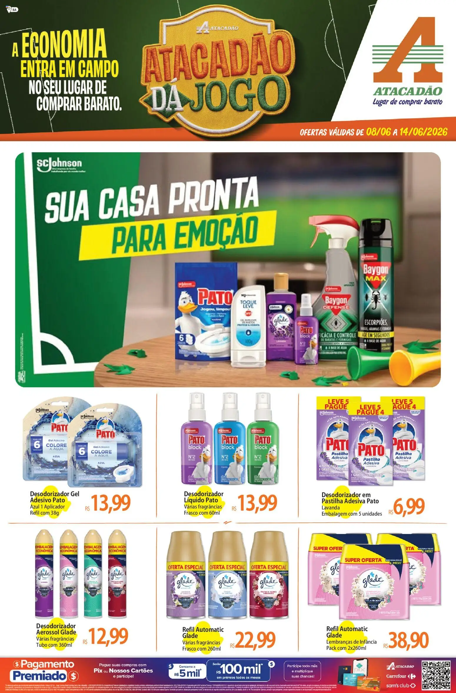Pré-Visualização do folheto "Atacadão ofertas - BA" da loja Atacadão válido a partir de 08/06/2026