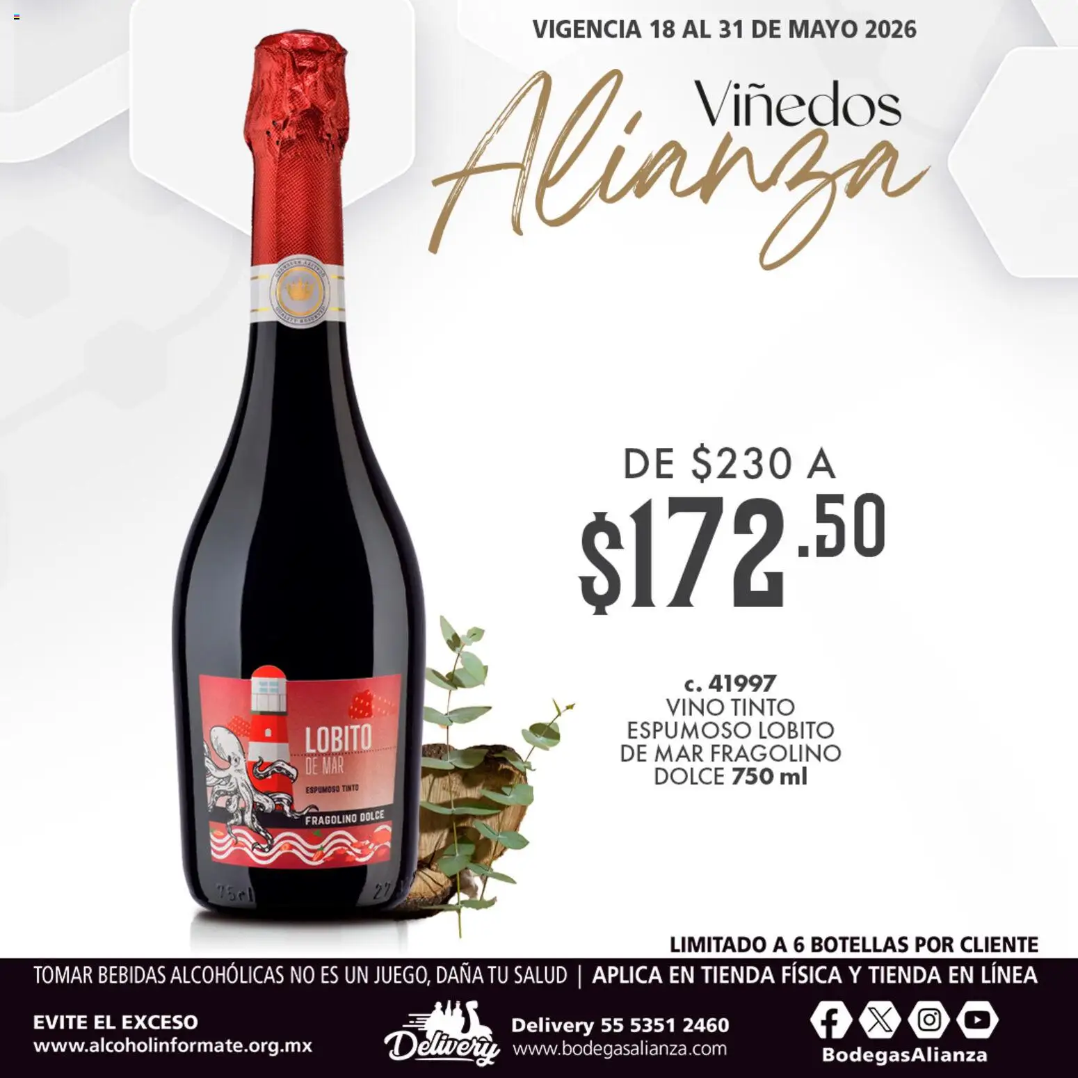 Vista previa las ofertas de la tienda Bodegas Alianza - Bodegas Alianza catálogo Viñedos Alianza desde el 18/05/2026 