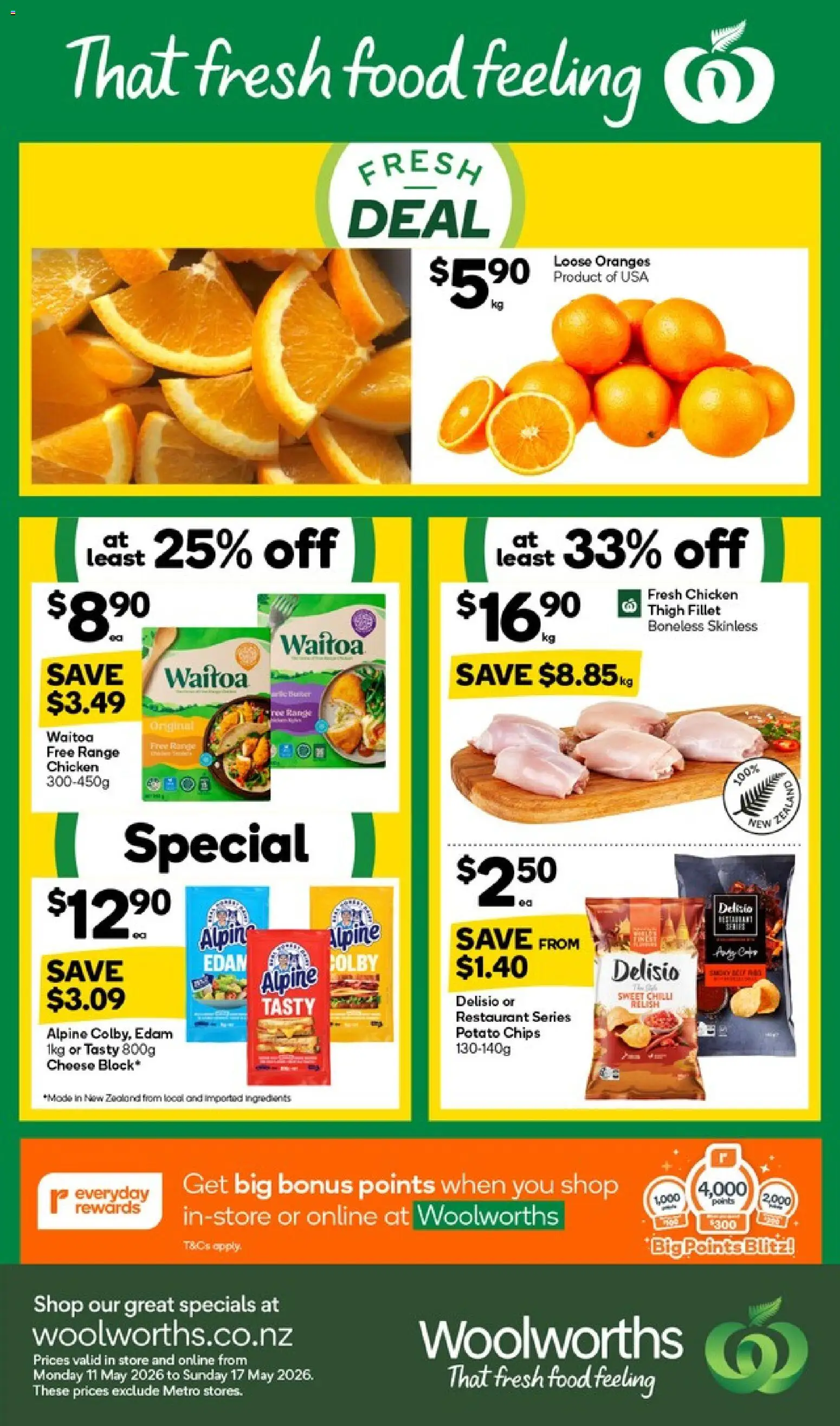 Preview of catalogue Woolworths South Island catalogue from shop Woolworths valid 11 May 2026