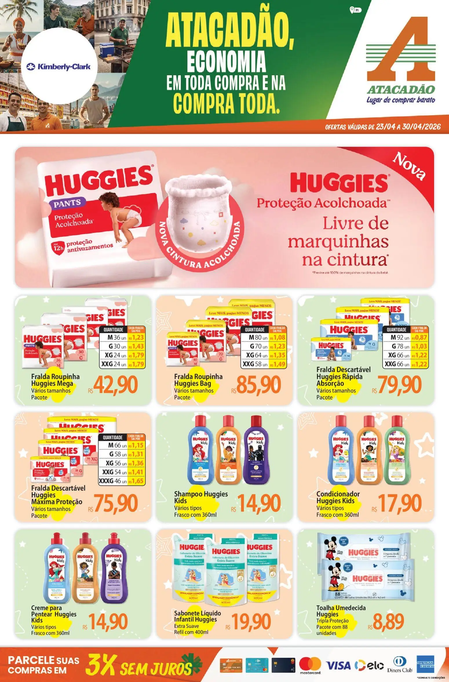 Pré-Visualização do folheto "Atacadão ofertas - PI" da loja Atacadão válido a partir de 23/04/2026