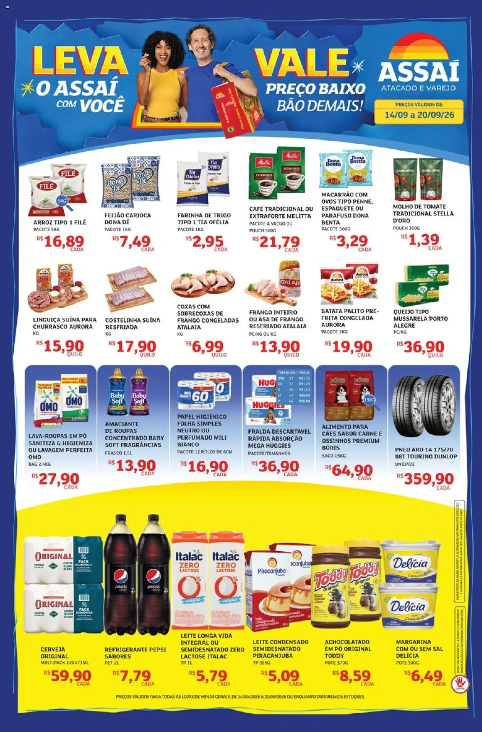 Pré-Visualização do folheto "Assaí Atacadista ofertas" da loja Assaí Atacadista válido a partir de 14/09/2026
