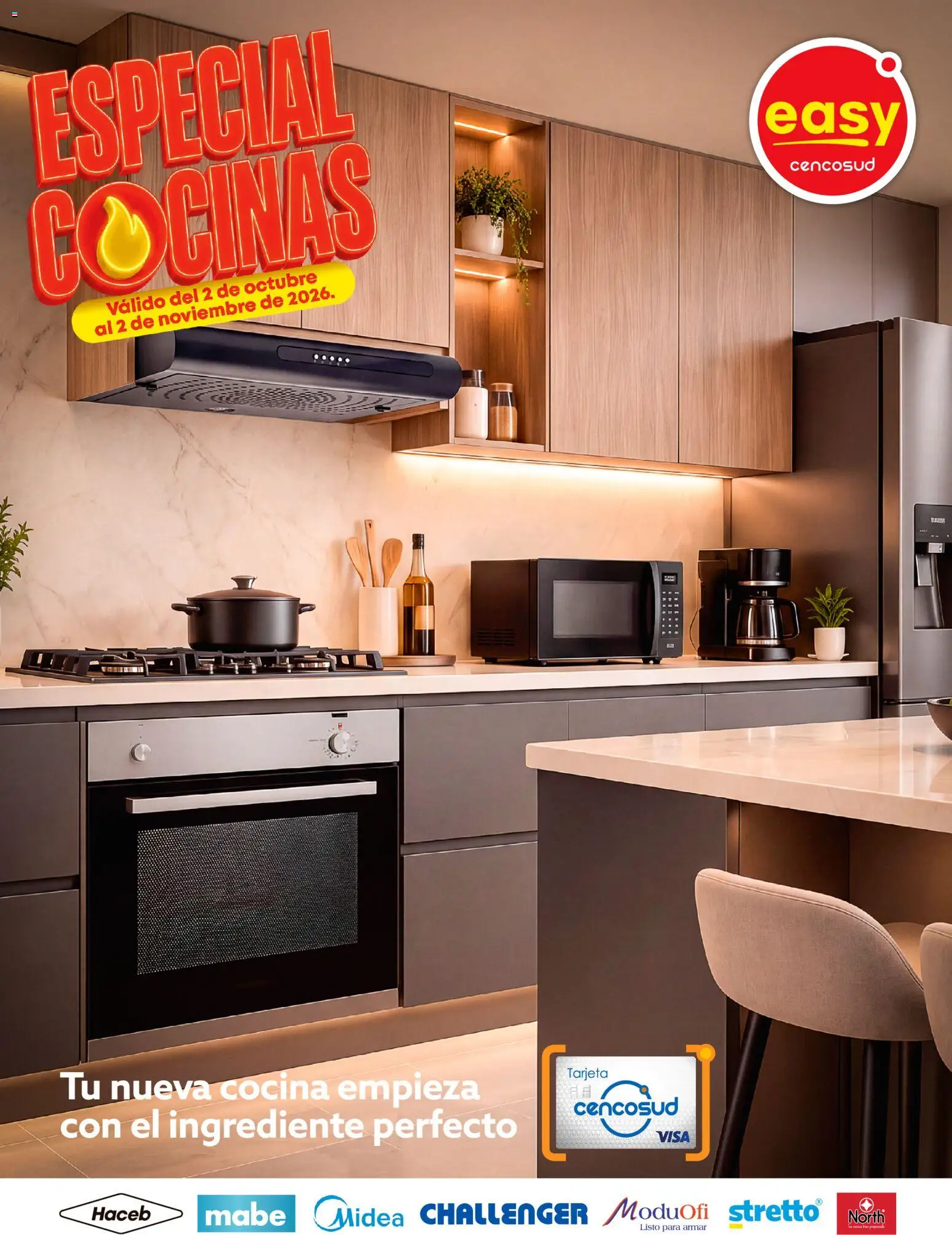  Vista previa del prospecto Easy catálogo Especial Cocinas del almacen Easy válida del 02/10/2026 al 02/11/2026