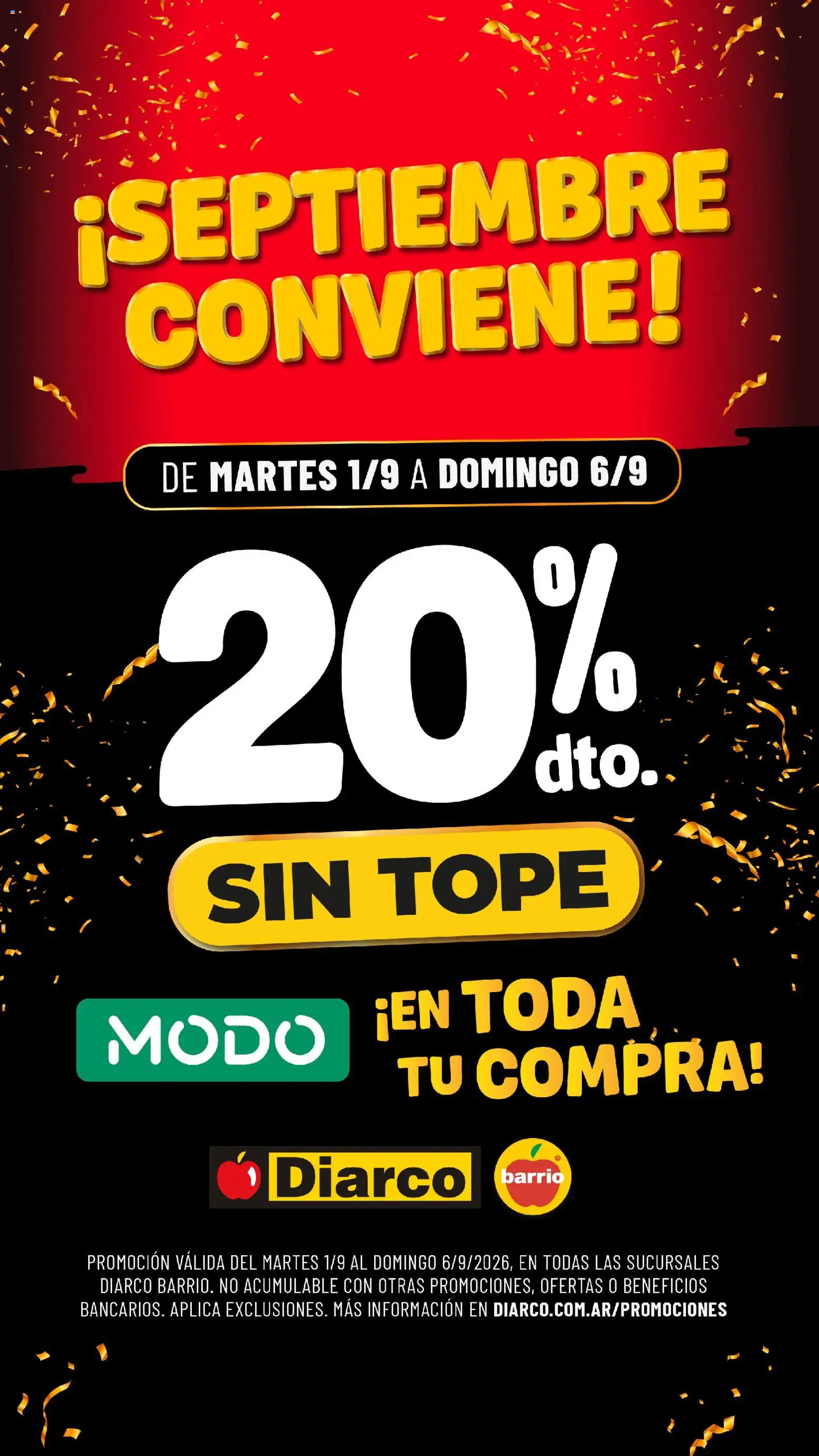 Vista previa del folleto de la tienda Diarco válido desde el 01/09/2026 