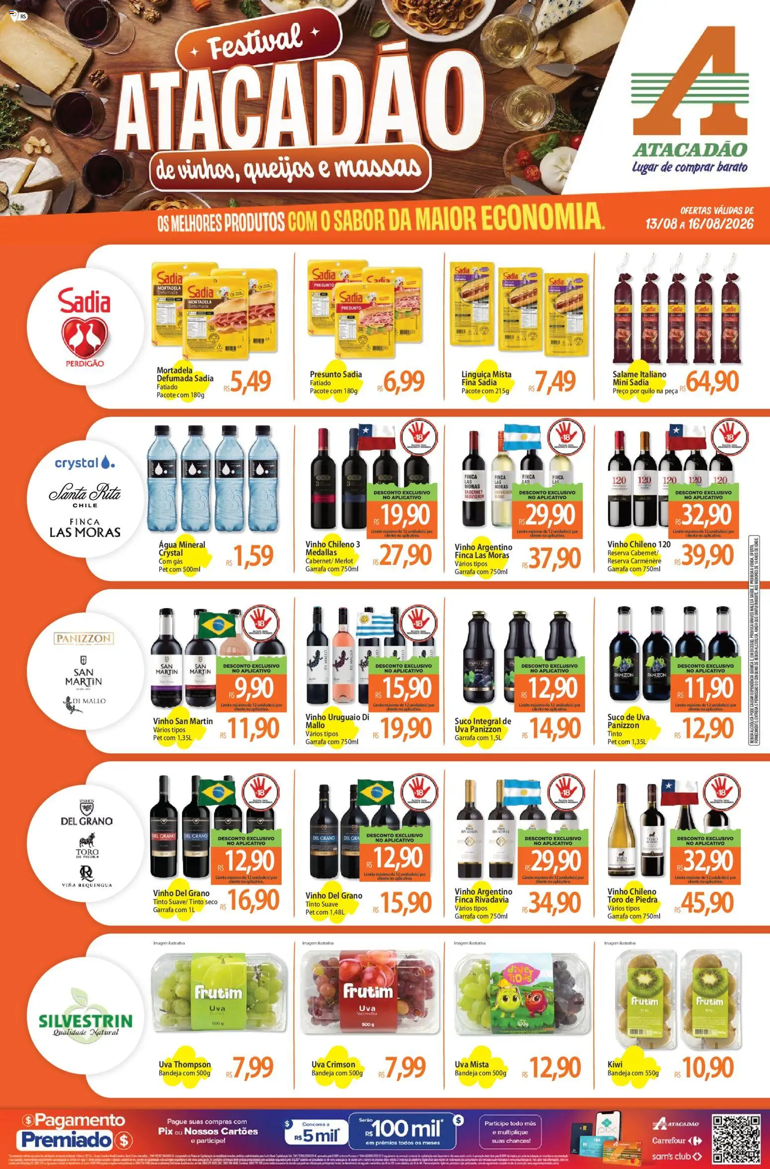 Pré-Visualização do folheto "Atacadão ofertas - RS" da loja Atacadão válido a partir de 13/08/2026