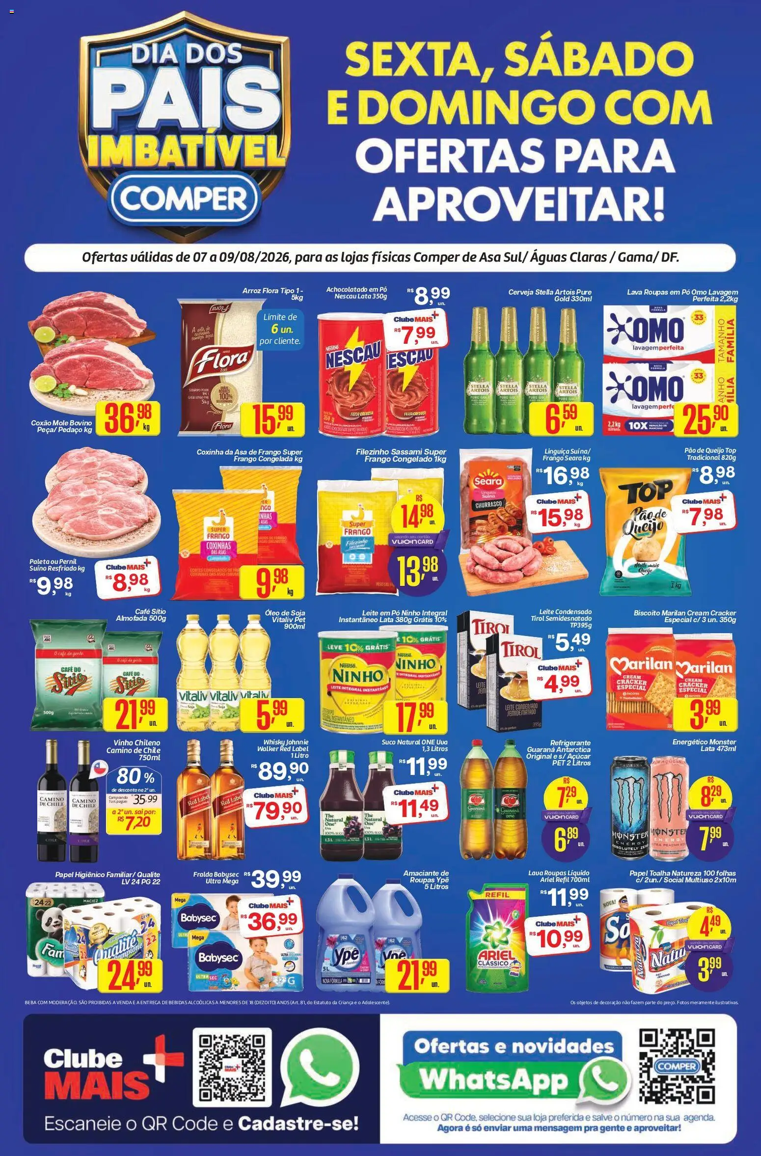 Pré-Visualização do folheto "Comper - Ofertas da semana" da loja Comper válido a partir de 07/08/2026