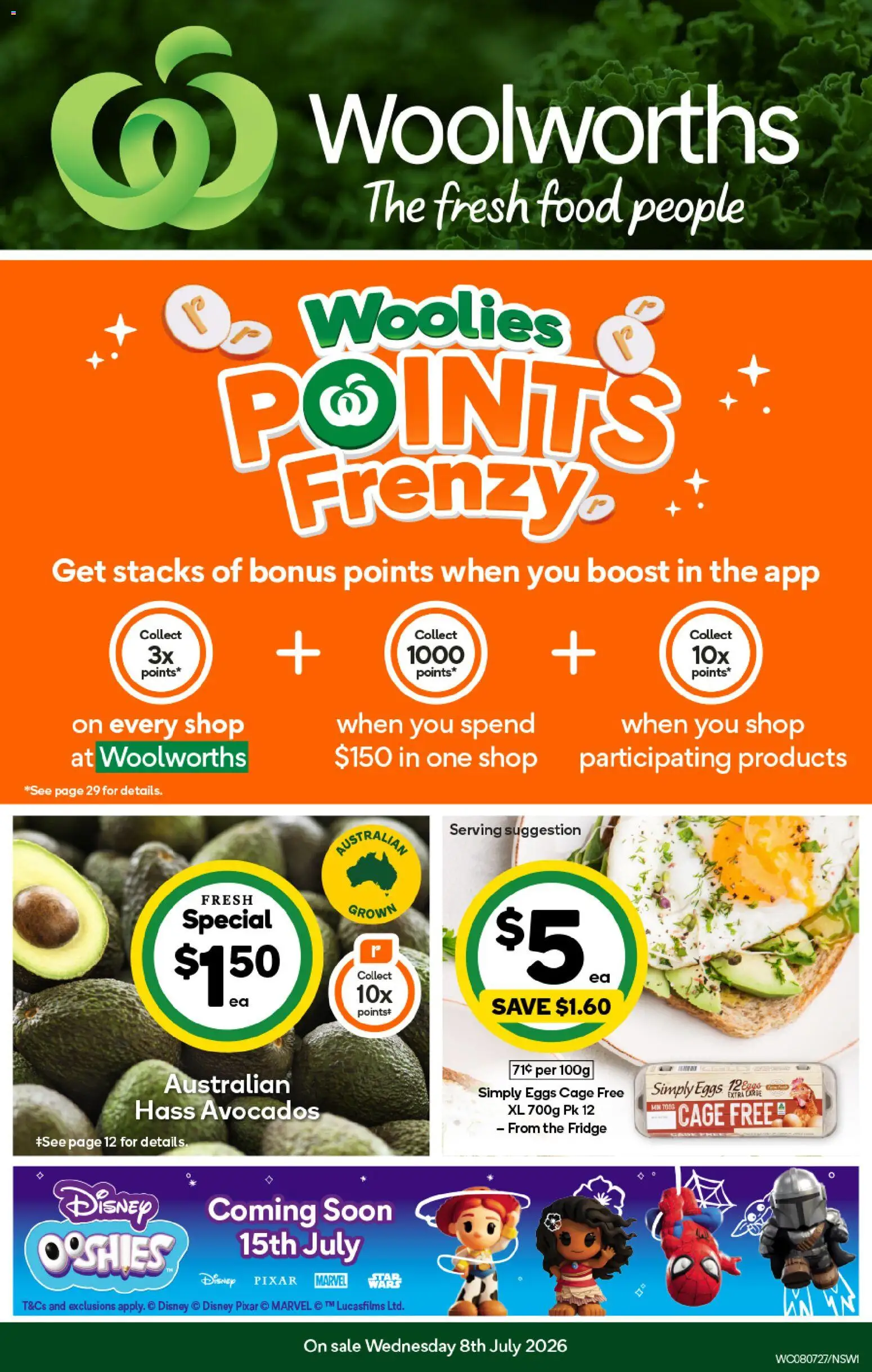 Preview of catalogue Woolworths catalogue NSW from shop Woolworths valid 08/07/2026