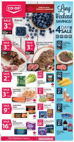 Un aperçu du dépliant Co-op Food weekly flyer / circulaire du magasin Co-op Food est valide à partir 3 sept. 2026