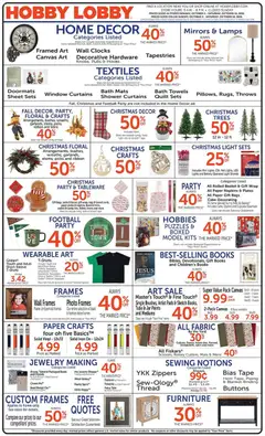 Ad Preview of Hobby Lobby Hobby Lobby Weekly Ad from 10/04/2026