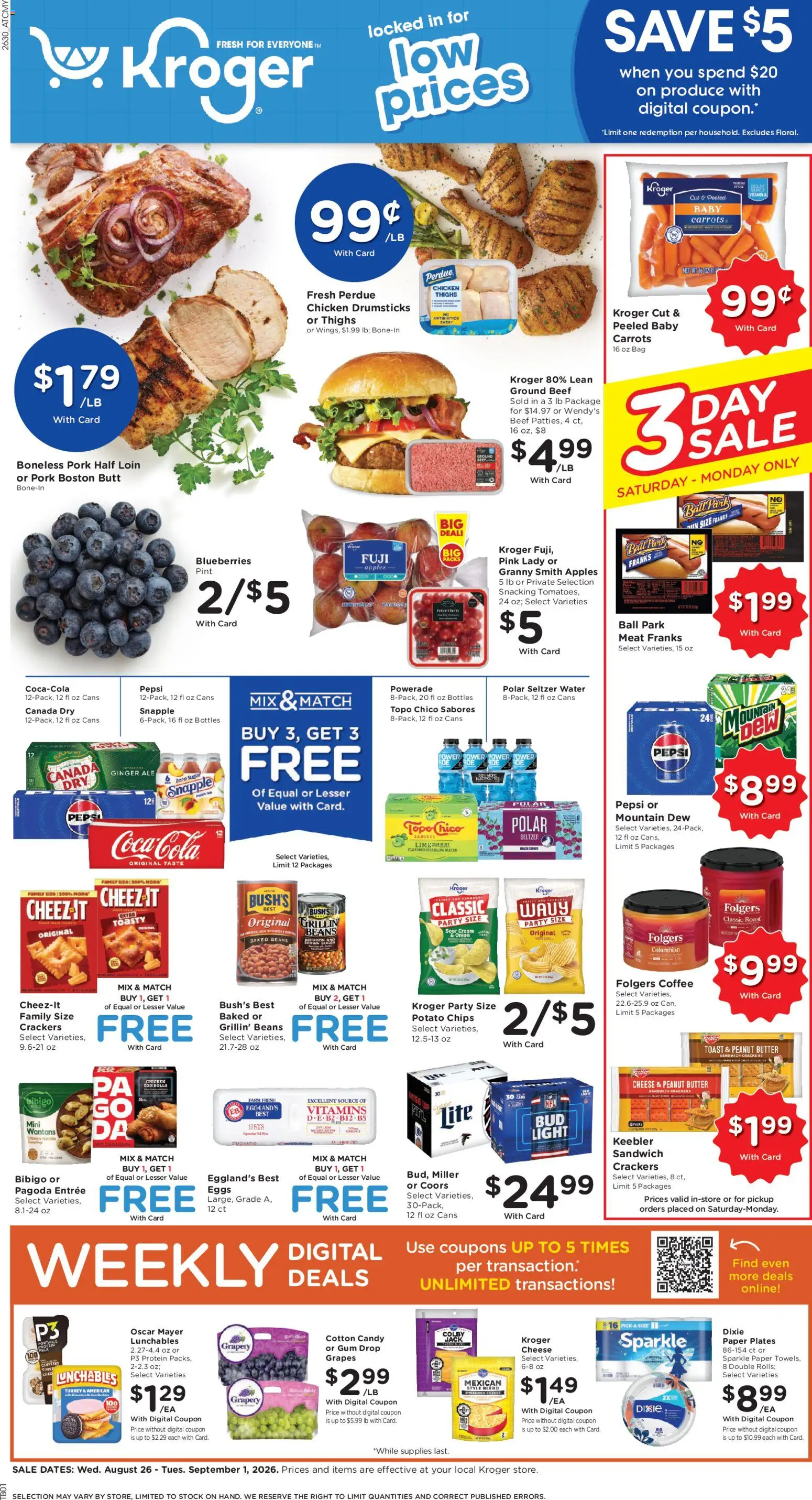 Ad Preview of Kroger Kroger Weekly Ad from 08/26/2026