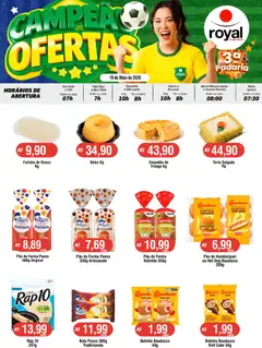 Pré-Visualização do folheto "Royal Supermercados ofertas Terça da Padaria" da loja Royal Supermercados válido a partir de 19/05/2026