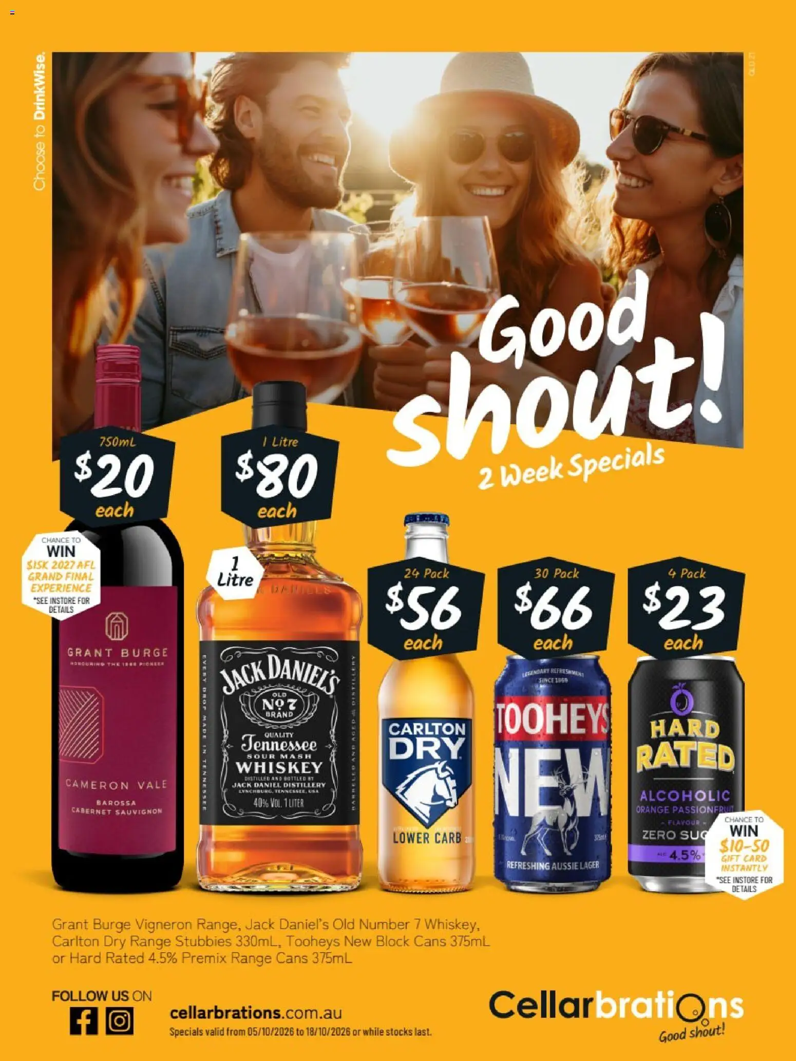 Preview of catalogue Cellarbrations catalogue QLD from shop Cellarbrations valid 05/10/2026