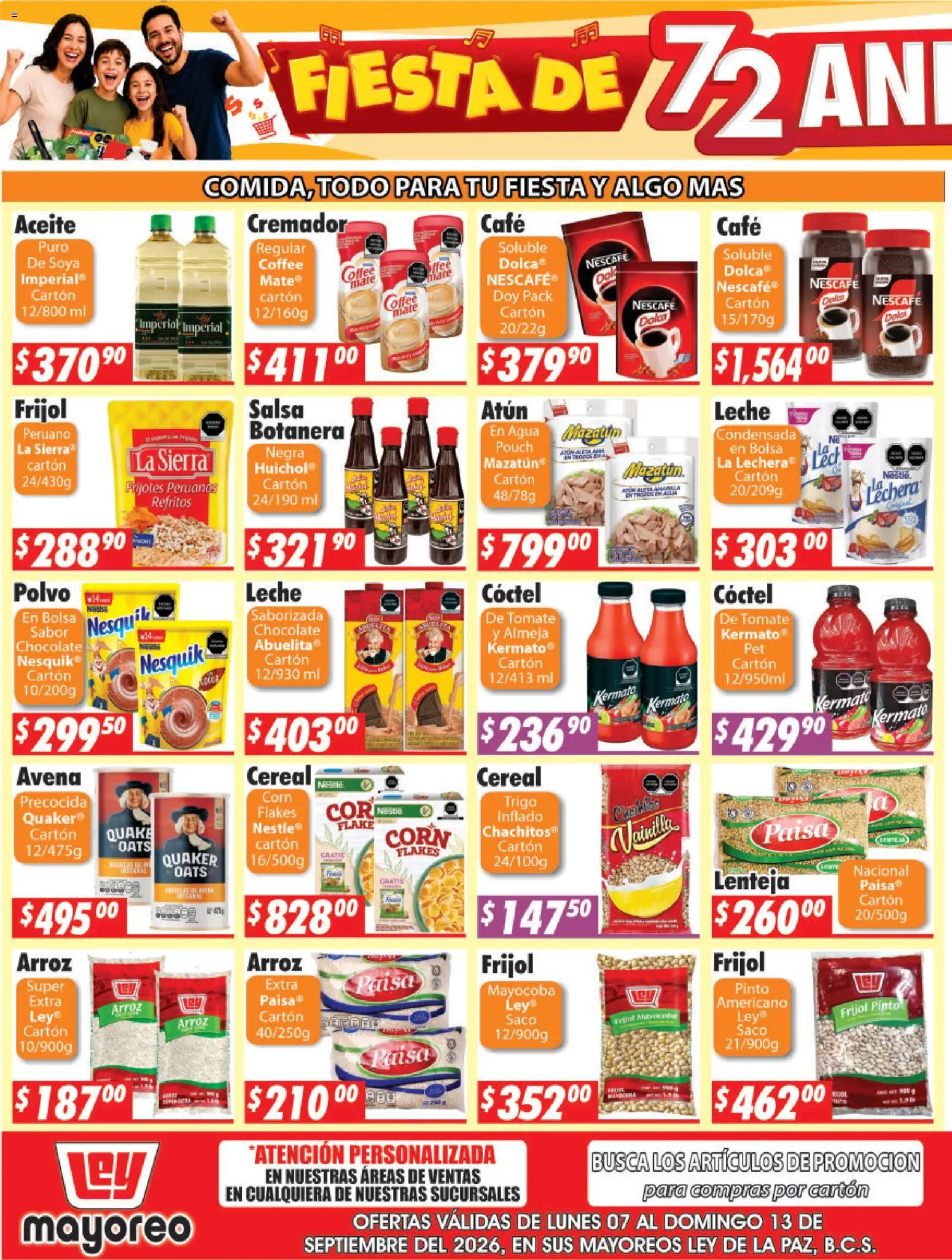Vista previa las ofertas de la tienda Casa Ley - Casa Ley folleto La Paz desde el 07/09/2026 