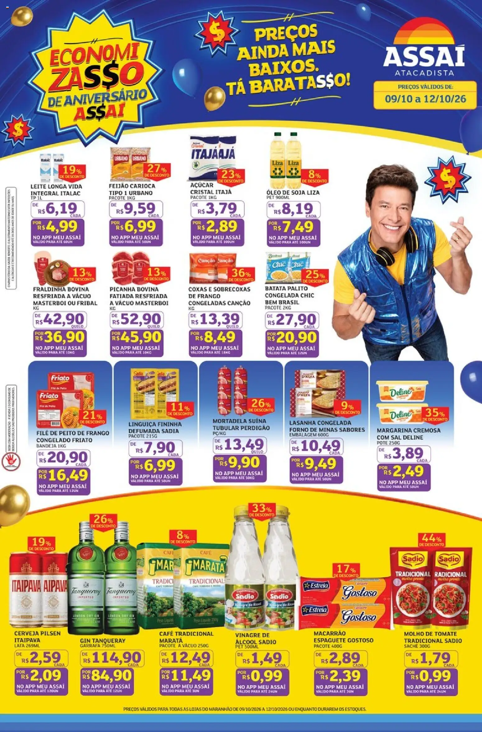 Pré-Visualização do folheto "Assaí Atacadista ofertas - MA" da loja Assaí Atacadista válido a partir de 09/10/2026