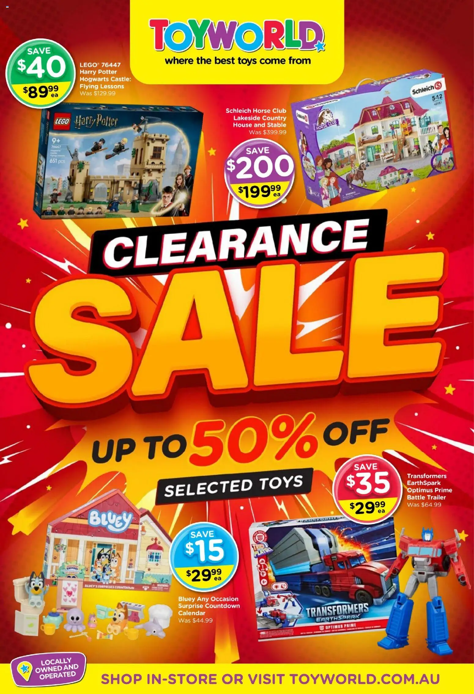 Preview of catalogue Toyworld catalogue from shop Toyworld valid 17/08/2026 - LEGO, Toys, Trailer