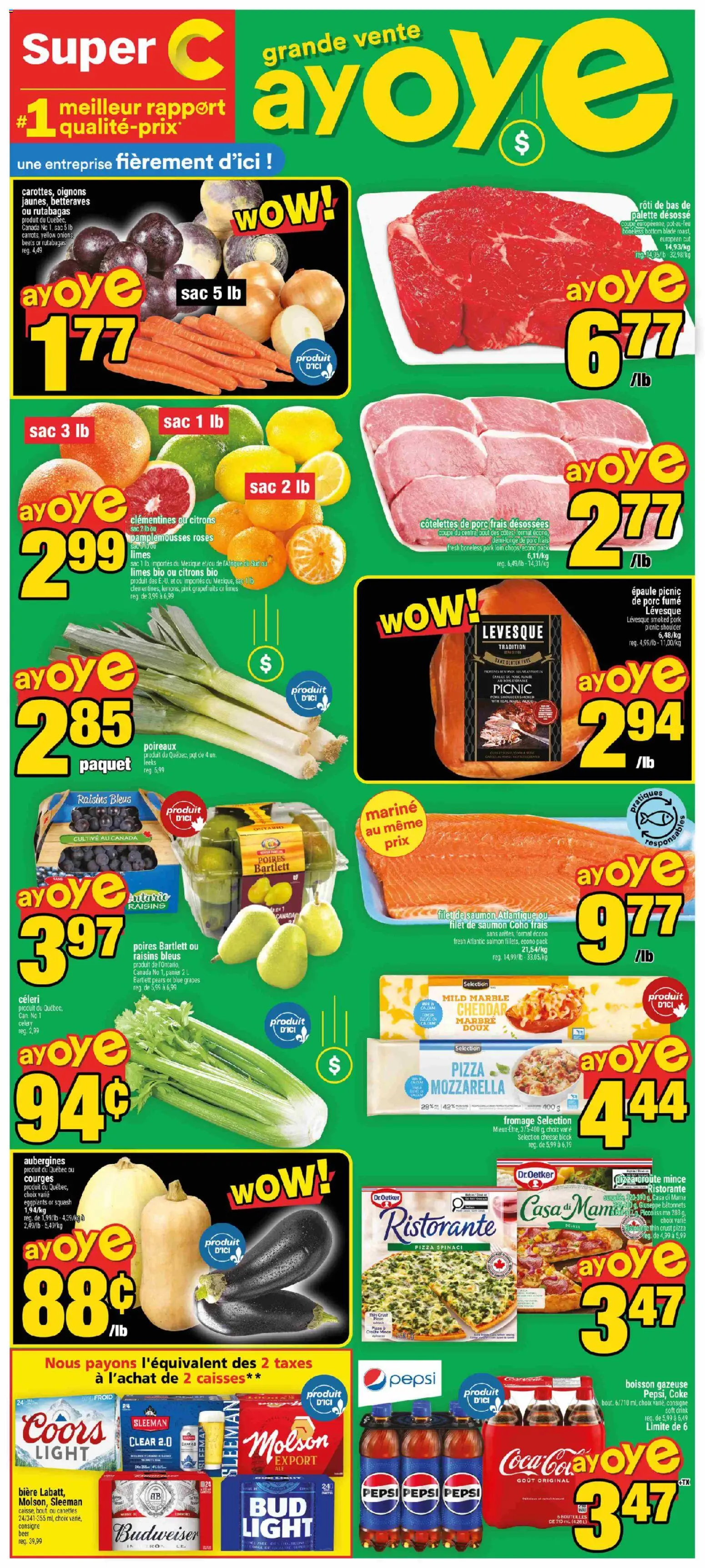 Preview of leaflet Super C weekly flyer / circulaire from shop Super C is valid from Sep 10, 2026