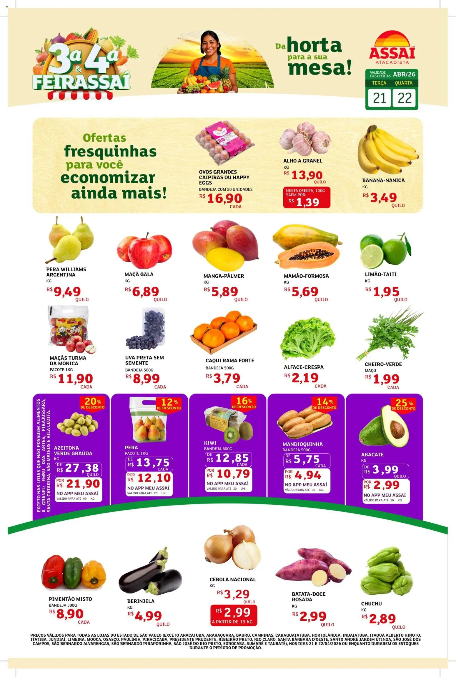 Pré-Visualização do folheto "Assaí Atacadista ofertas - SP" da loja Assaí Atacadista válido a partir de 22/04/2026