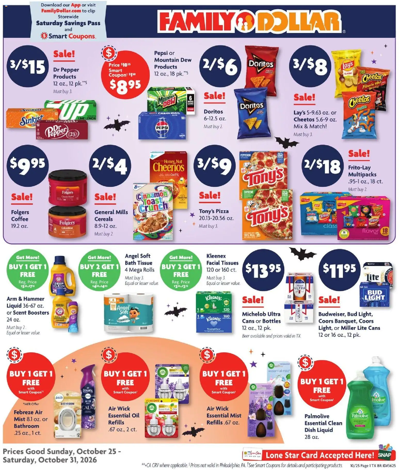 Ad Preview of Family Dollar Family Dollar Weekly Ad from 10/25/2026