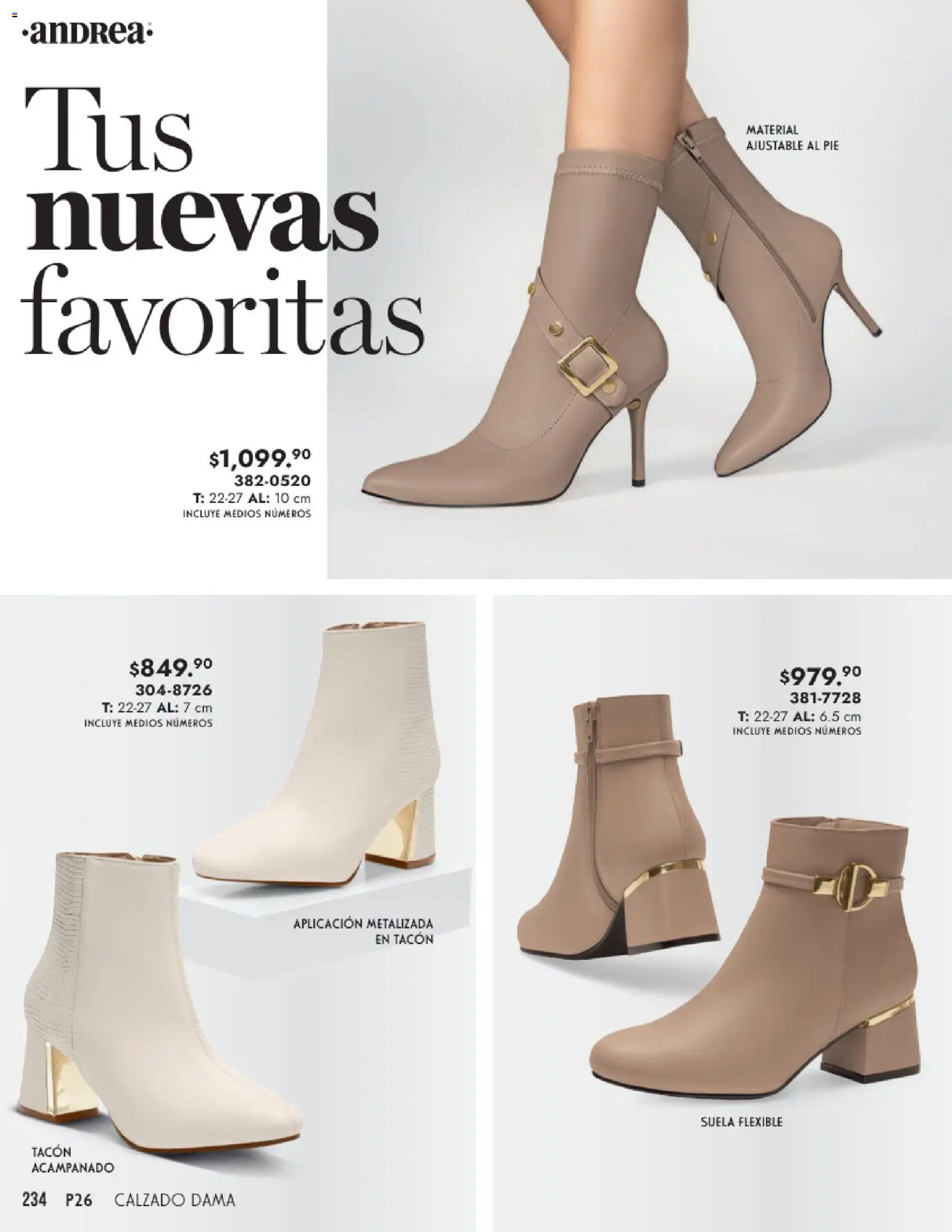 Vista previa las ofertas de la tienda Andrea - Catálogo Calzado Dama desde el 25/01/2026 