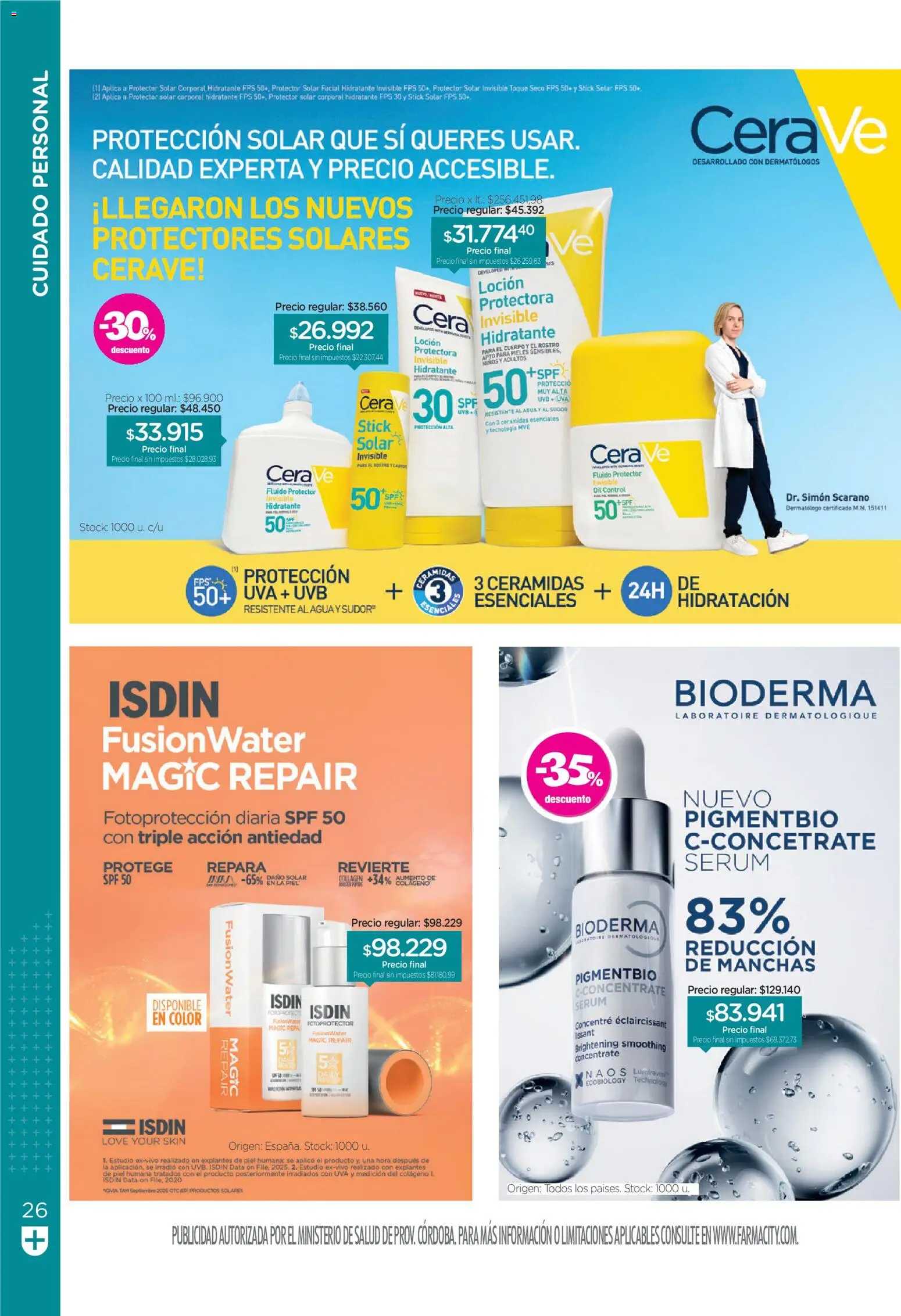 Vista previa del folleto de la tienda Farmacity válido desde el 01/09/2026 
