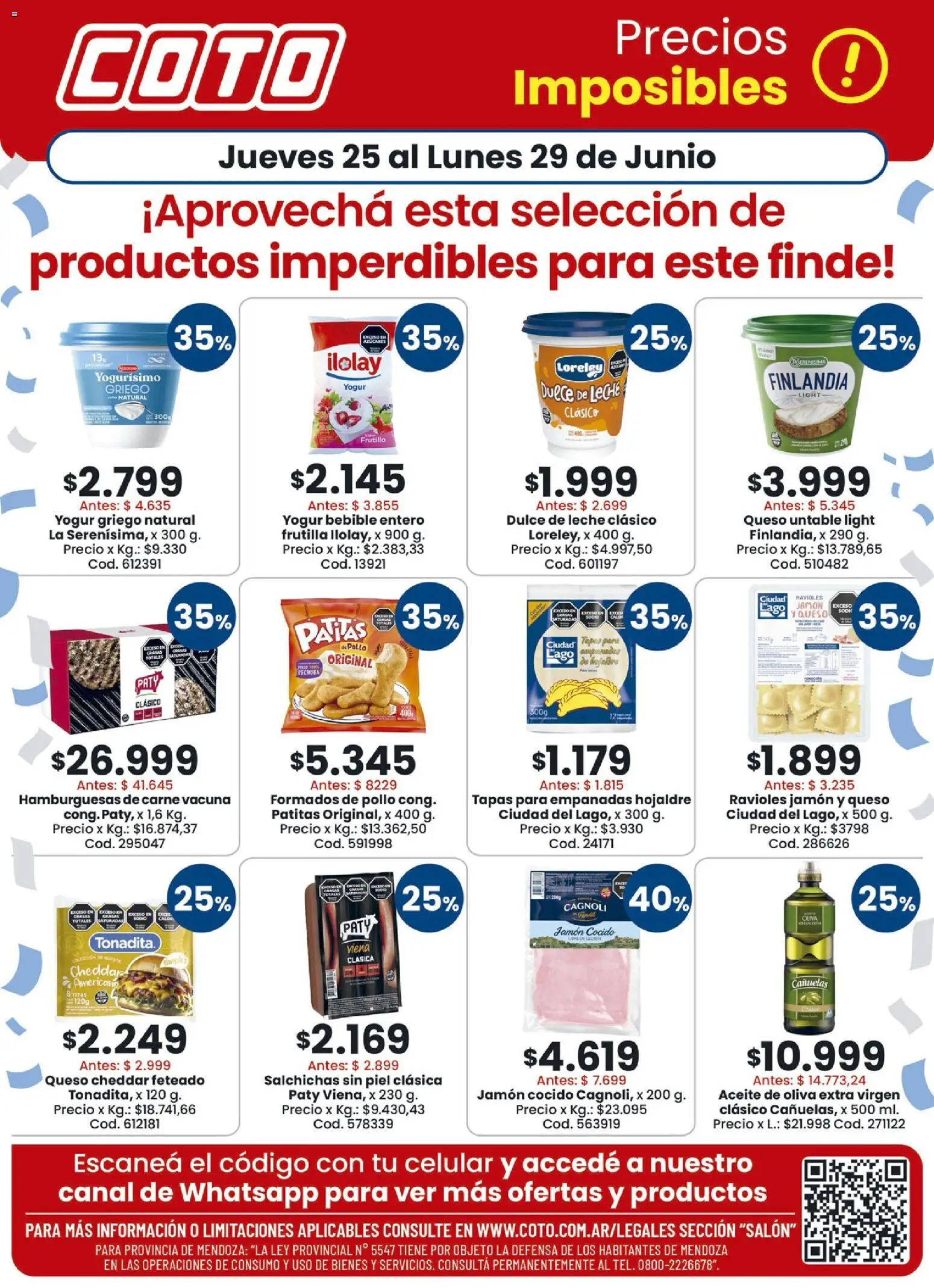 Vista previa del folleto de la tienda Coto válido desde el 25/06/2026 