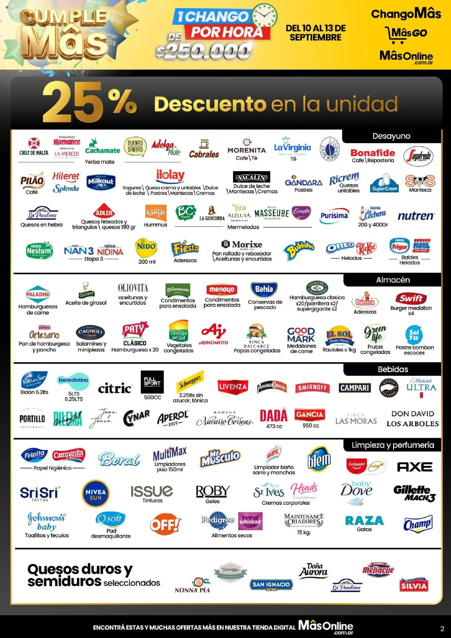 Vista previa del folleto de la tienda Changomas válido desde el 10/09/2026 