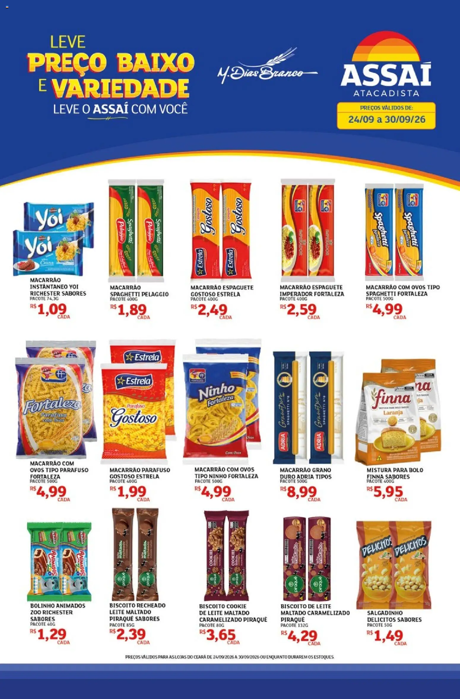 Pré-Visualização do folheto "Assaí Atacadista ofertas - CE" da loja Assaí Atacadista válido a partir de 24/09/2026