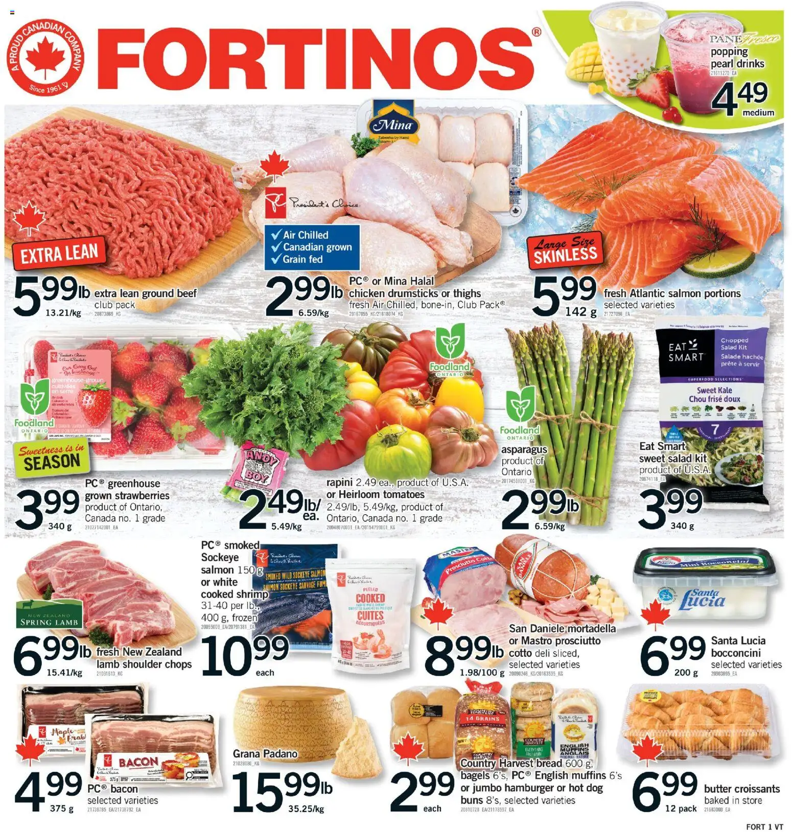 Preview of leaflet Fortinos weekly flyer - Vaughan from shop Fortinos is valid from May 28, 2026