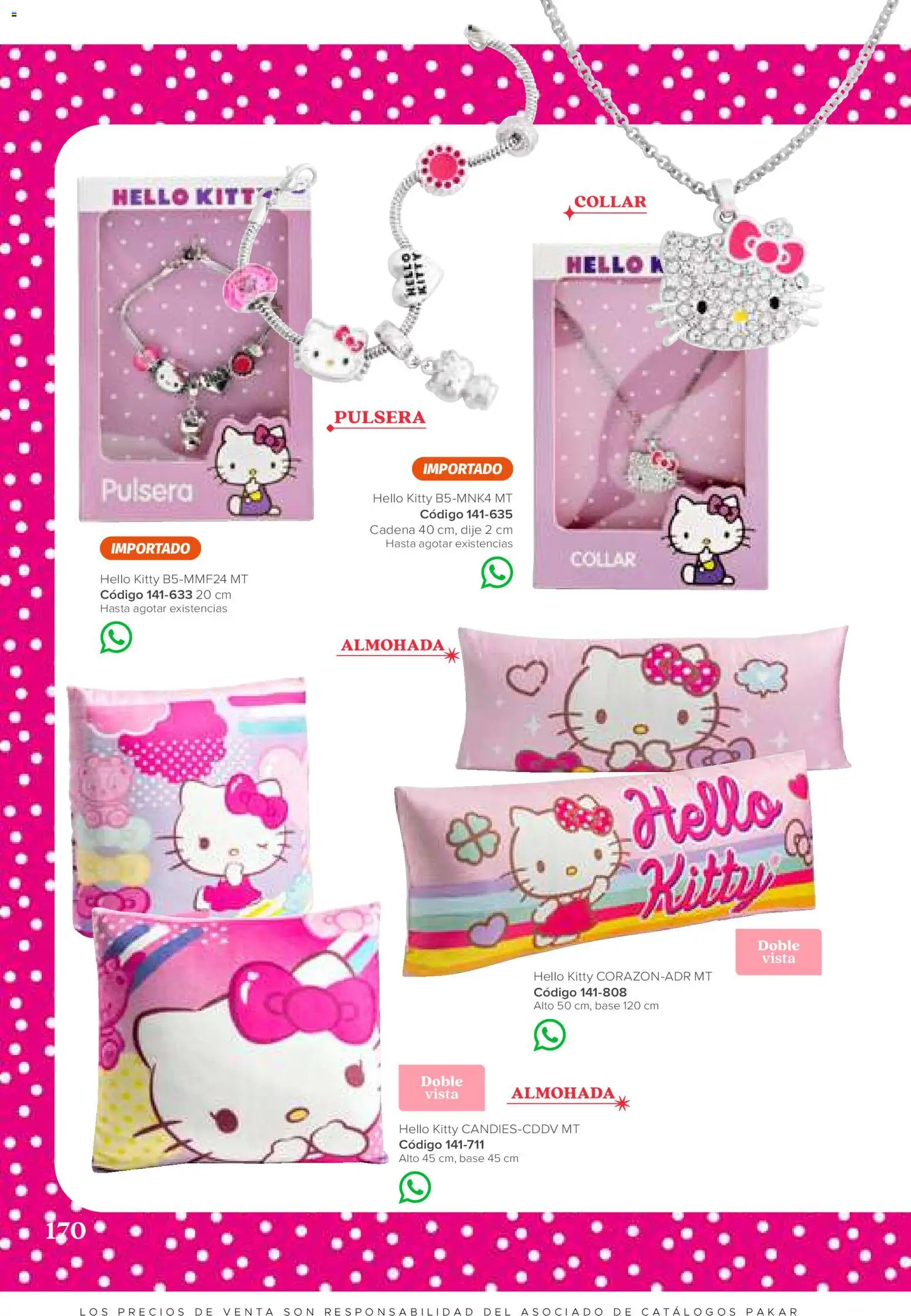 Vista previa las ofertas de la tienda SC Pakar - SC Pakar catálogo Niña desde el 31/07/2026 - Almohada, Pulsera, Cadena, Collar, Dije