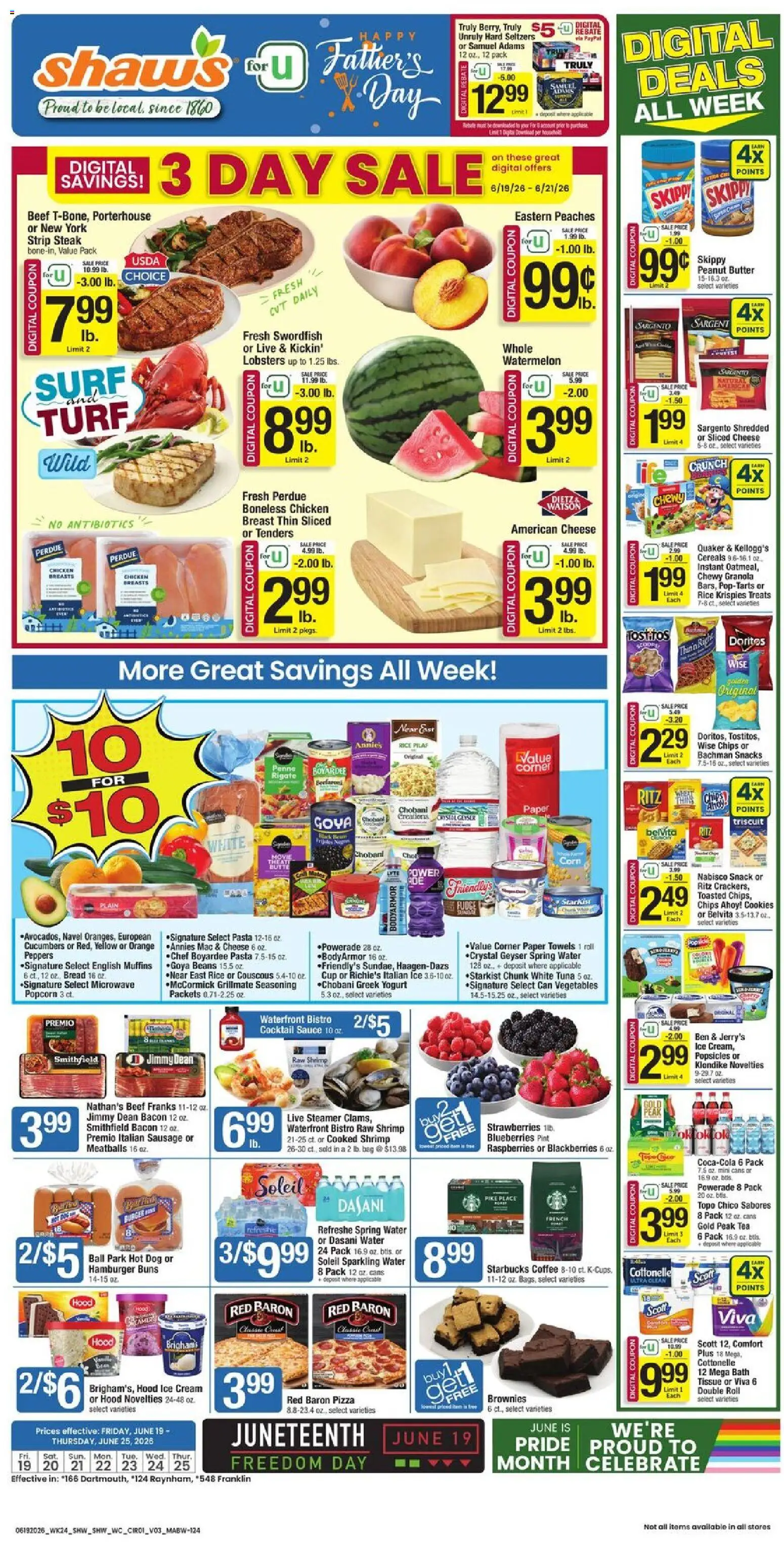 Ad Preview of Shaw's Shaw's Weekly Ad - MA from 06/19/2026