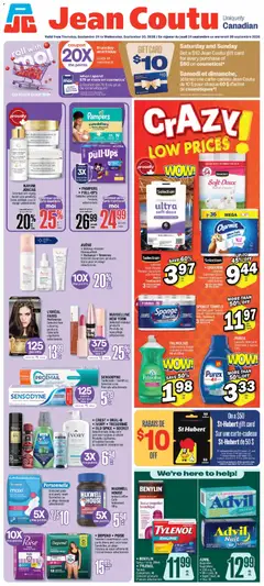Un aperçu du dépliant Jean Coutu weekly flyer du magasin Jean Coutu est valide à partir 24 sept. 2026