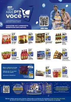 Pré-Visualização do folheto "Cometa Supermercados ofertas Clube Tem Mais Pra Você" da loja Cometa Supermercados válido a partir de 29/10/2026