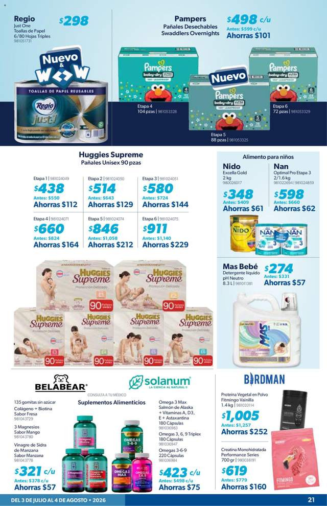 Nuevo catálogo de Sam's Club a partir del 03/07