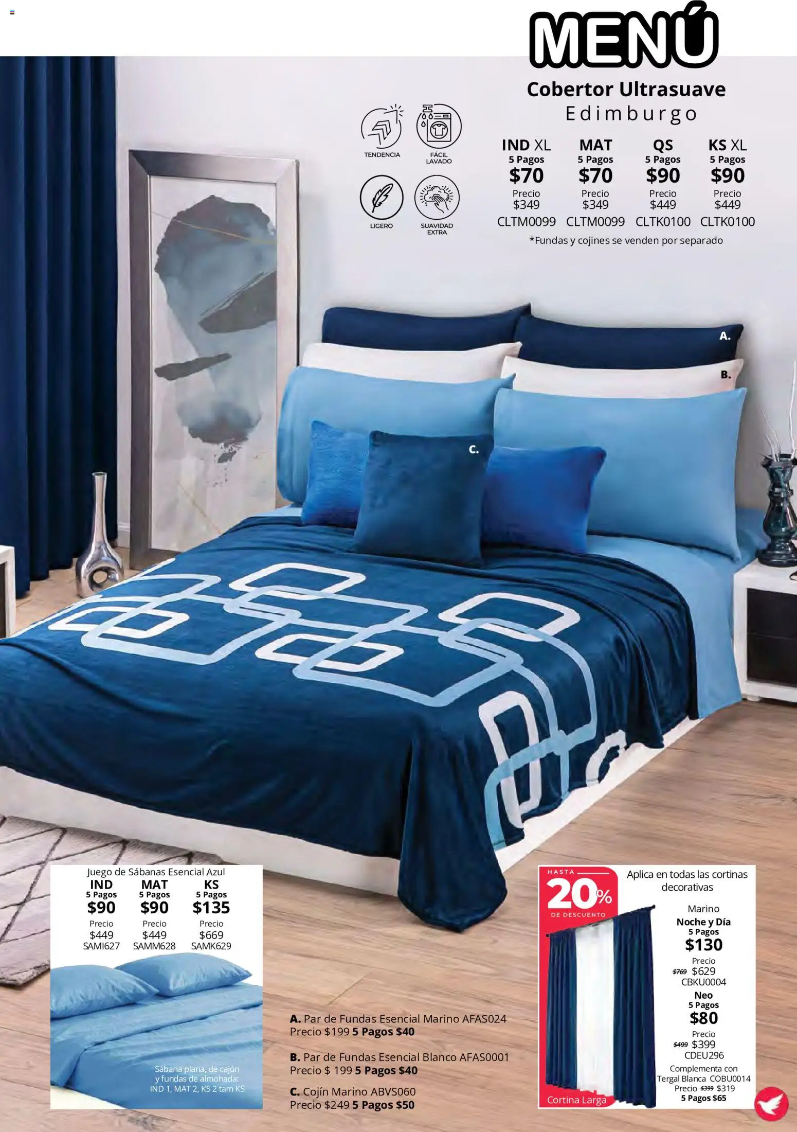 Vista previa las ofertas de la tienda Colchas Concord - Colchas Concord catálogo Colección Cobertor Calor de Hogar desde el 15/10/2026 