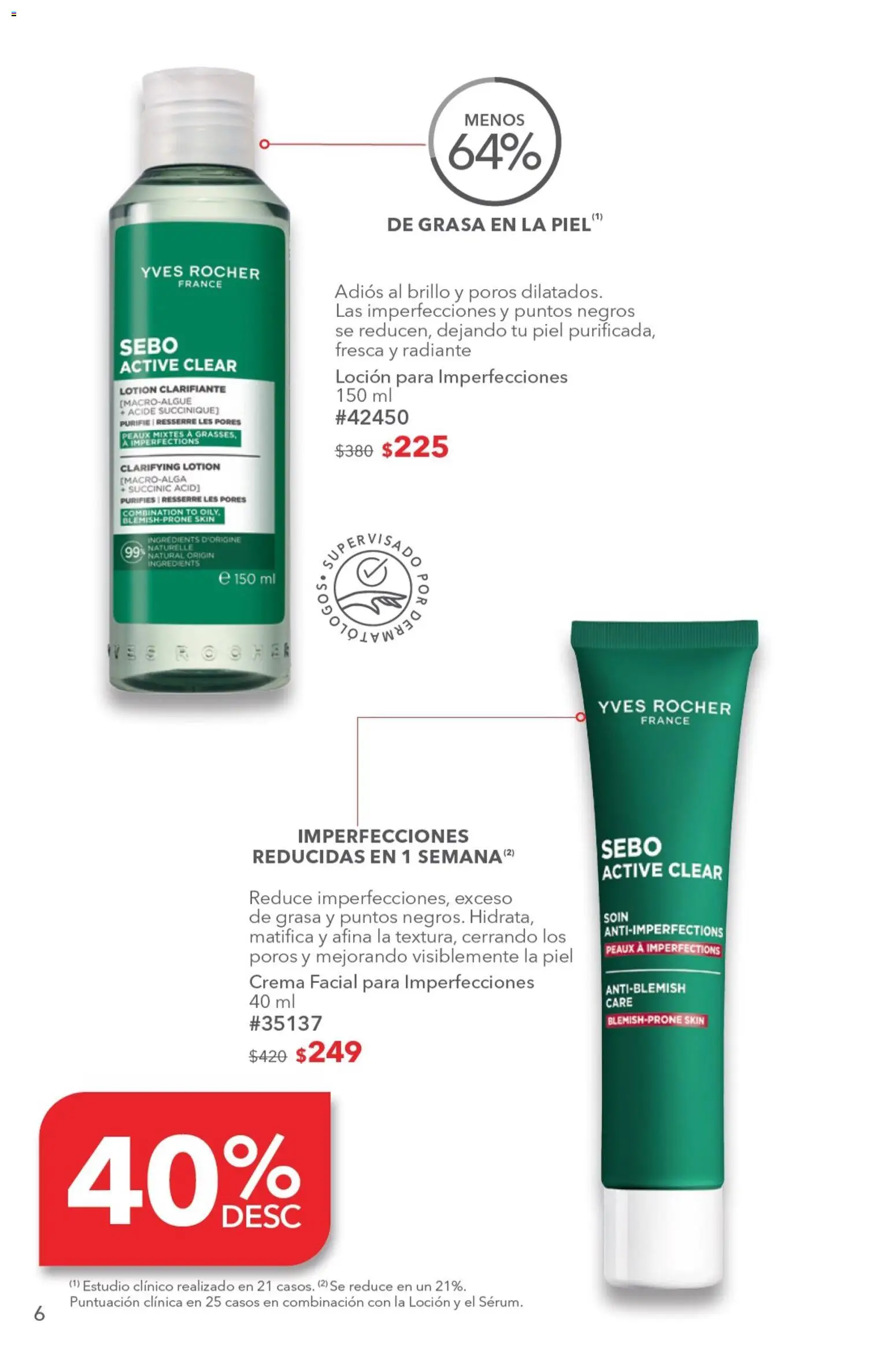Vista previa las ofertas de la tienda Yves Rocher - Yves Rocher campaña 9 2026 desde el 23/06/2026 - Crema, Brillo, Loción, Crema facial, Radiante