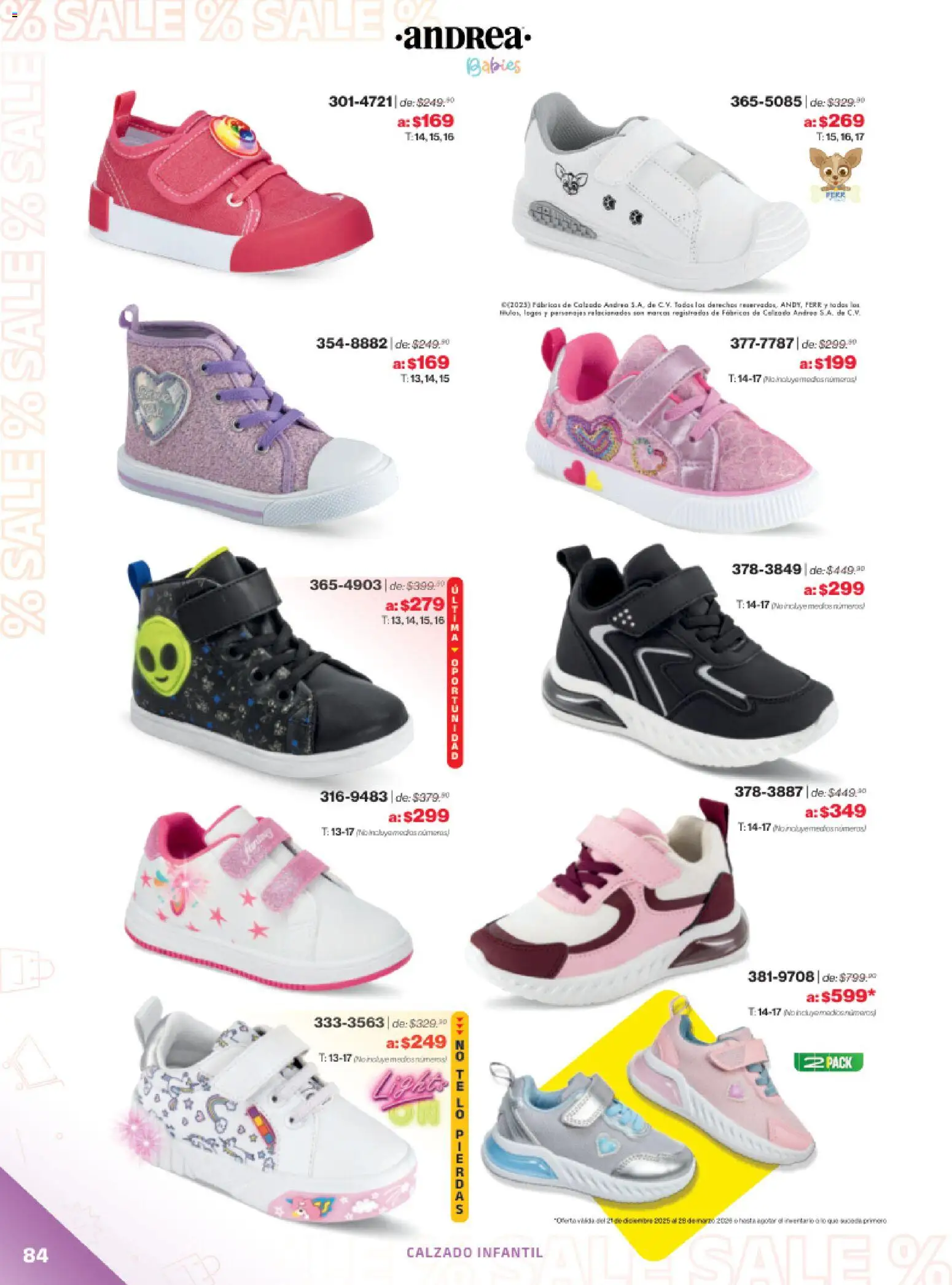 Vista previa las ofertas de la tienda Andrea - Catálogo Outlet desde el 21/12/2025 