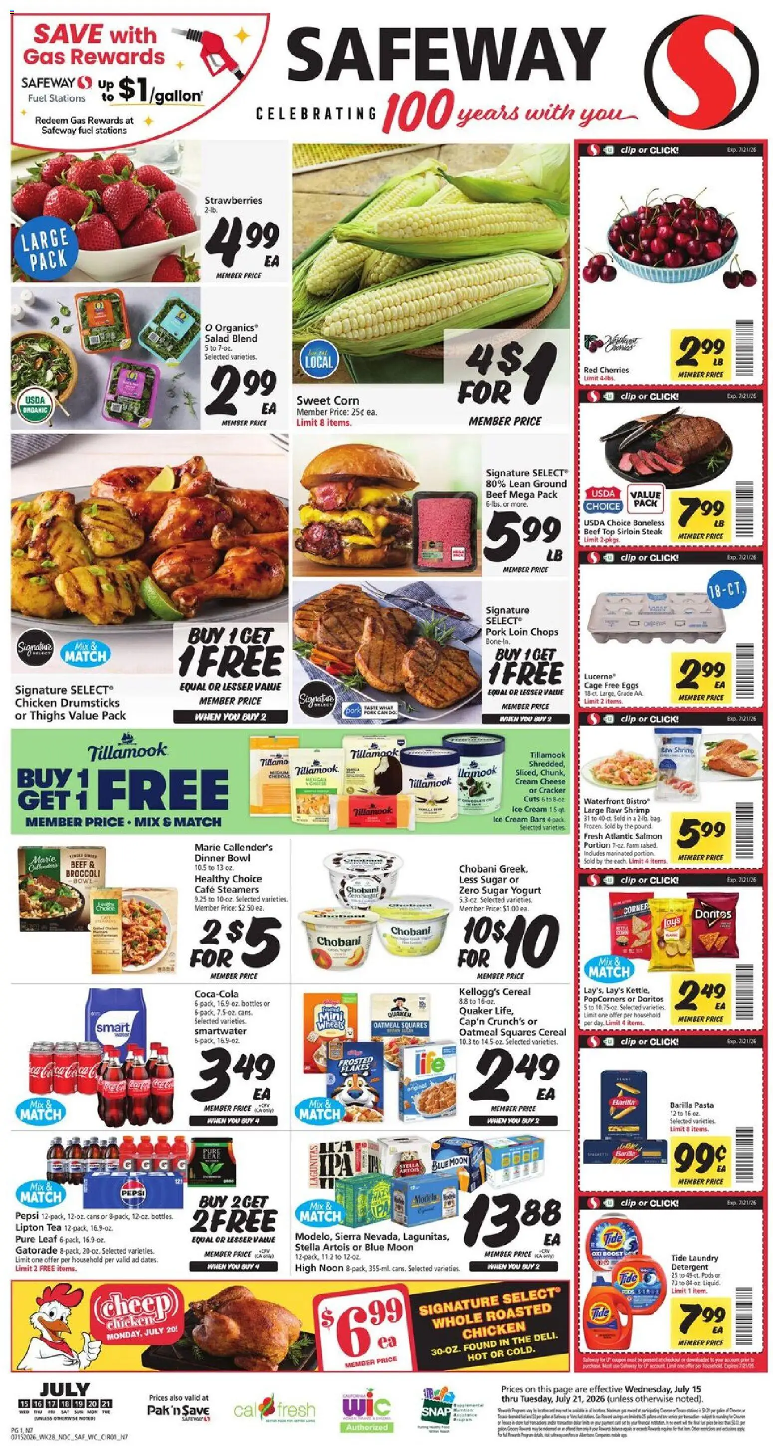 Ad Preview of Safeway Safeway Weekly Ad from 07/15/2026