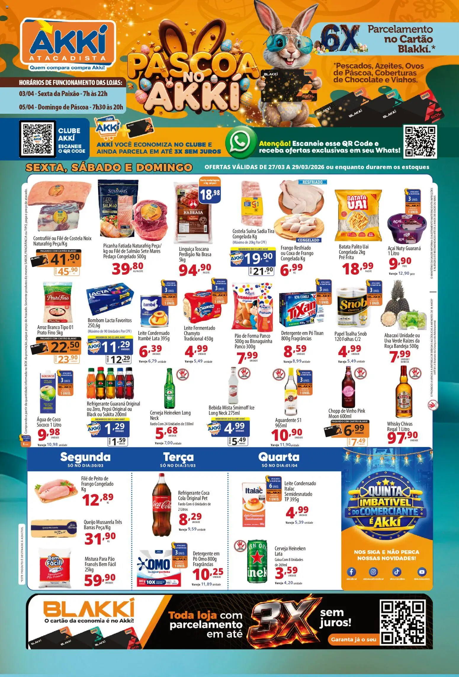 Akki Atacadista Ofertas de 27/03/2026 - Folheto de promoção