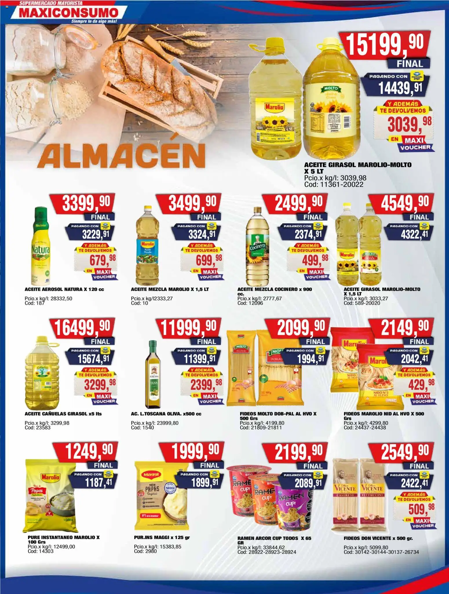 Vista previa del folleto de la tienda Maxiconsumo válido desde el 26/10/2026 