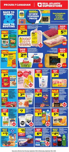Preview of leaflet Atlantic Superstore weekly flyer / circulaire from shop Atlantic Superstore is valid from Sep 10, 2026
