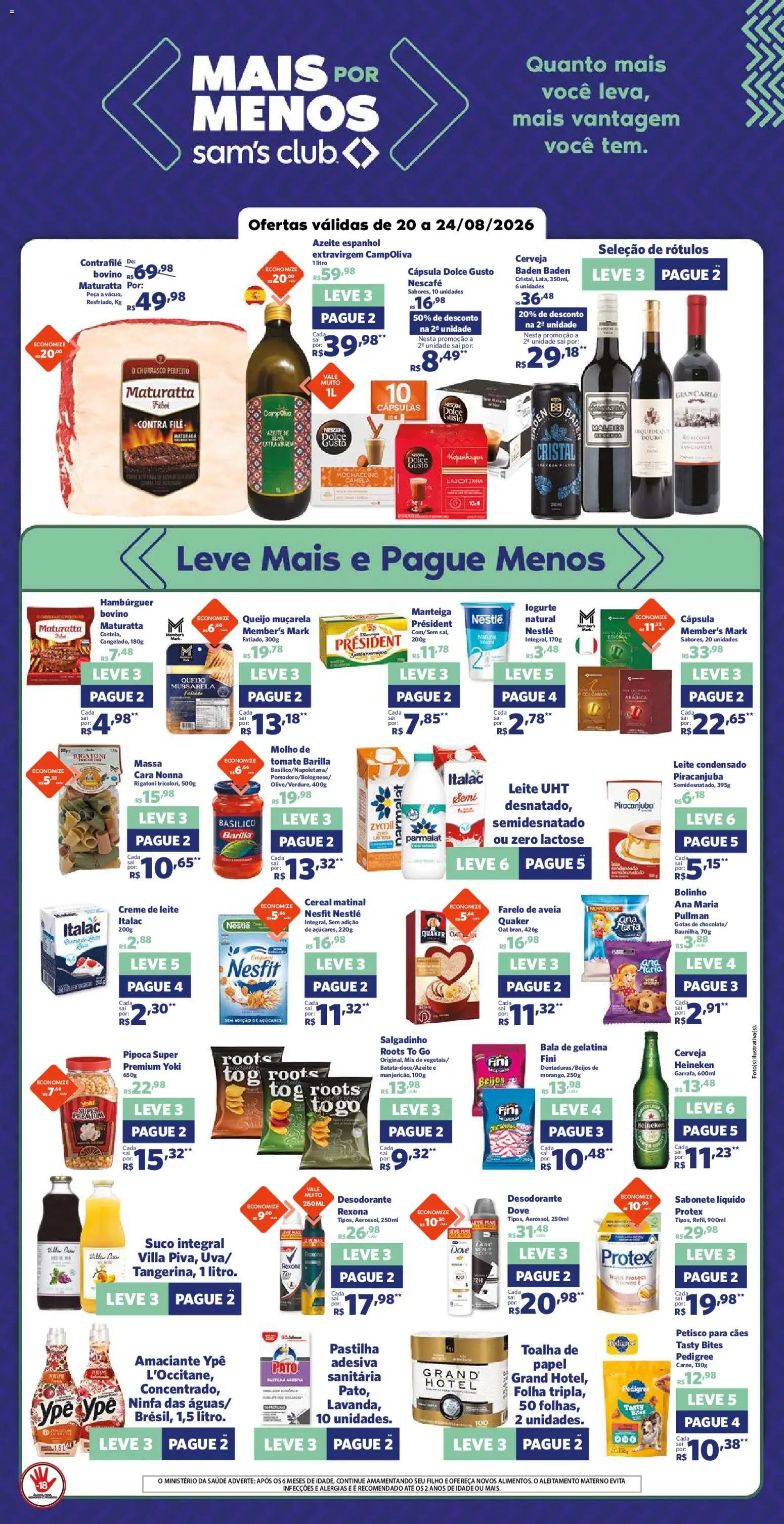 Pré-Visualização do folheto "Sam's Club - Ofertas da semana" da loja Sam's Club válido a partir de 20/08/2026