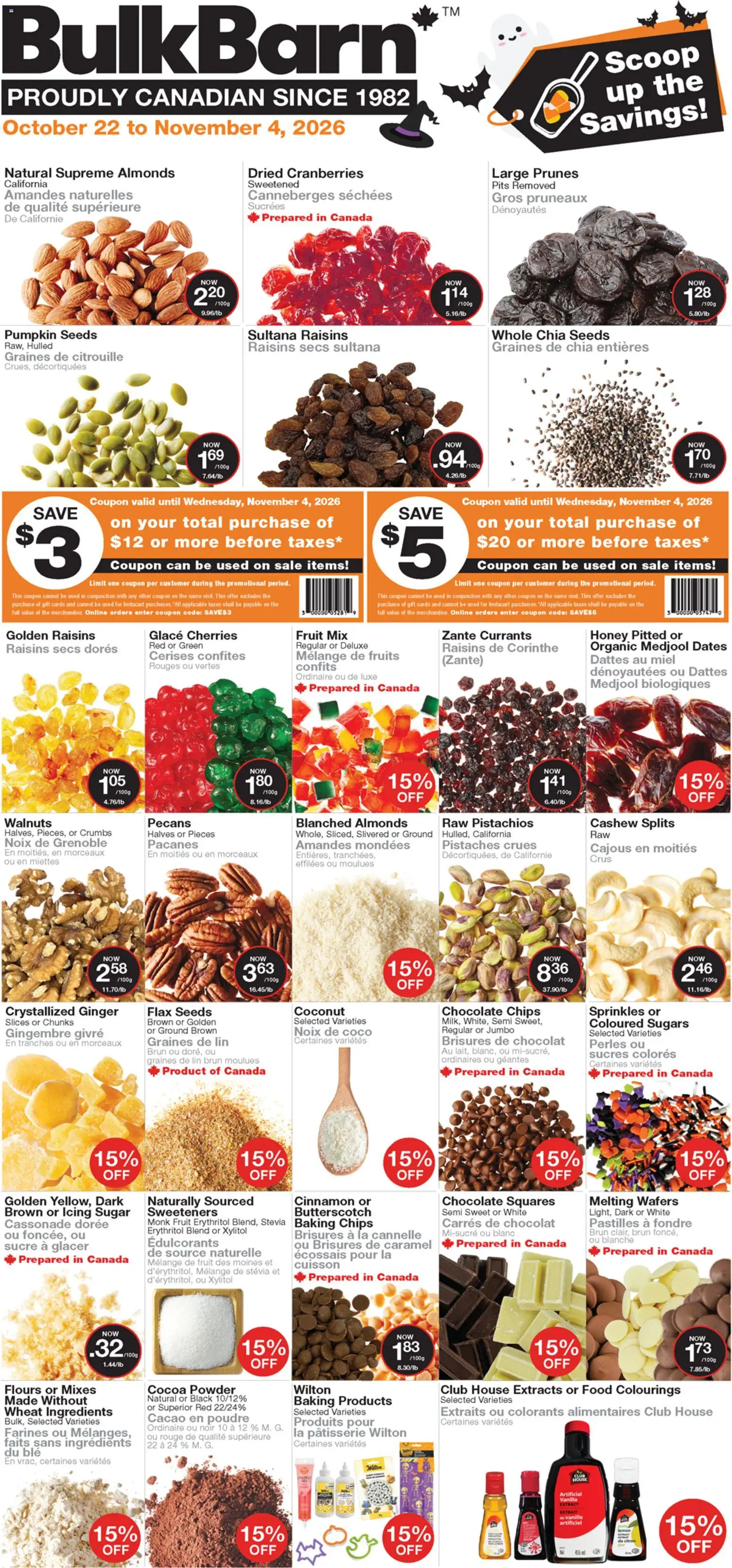 Preview of leaflet Bulk Barn circulaire from shop Bulk Barn is valid from Oct 22, 2026