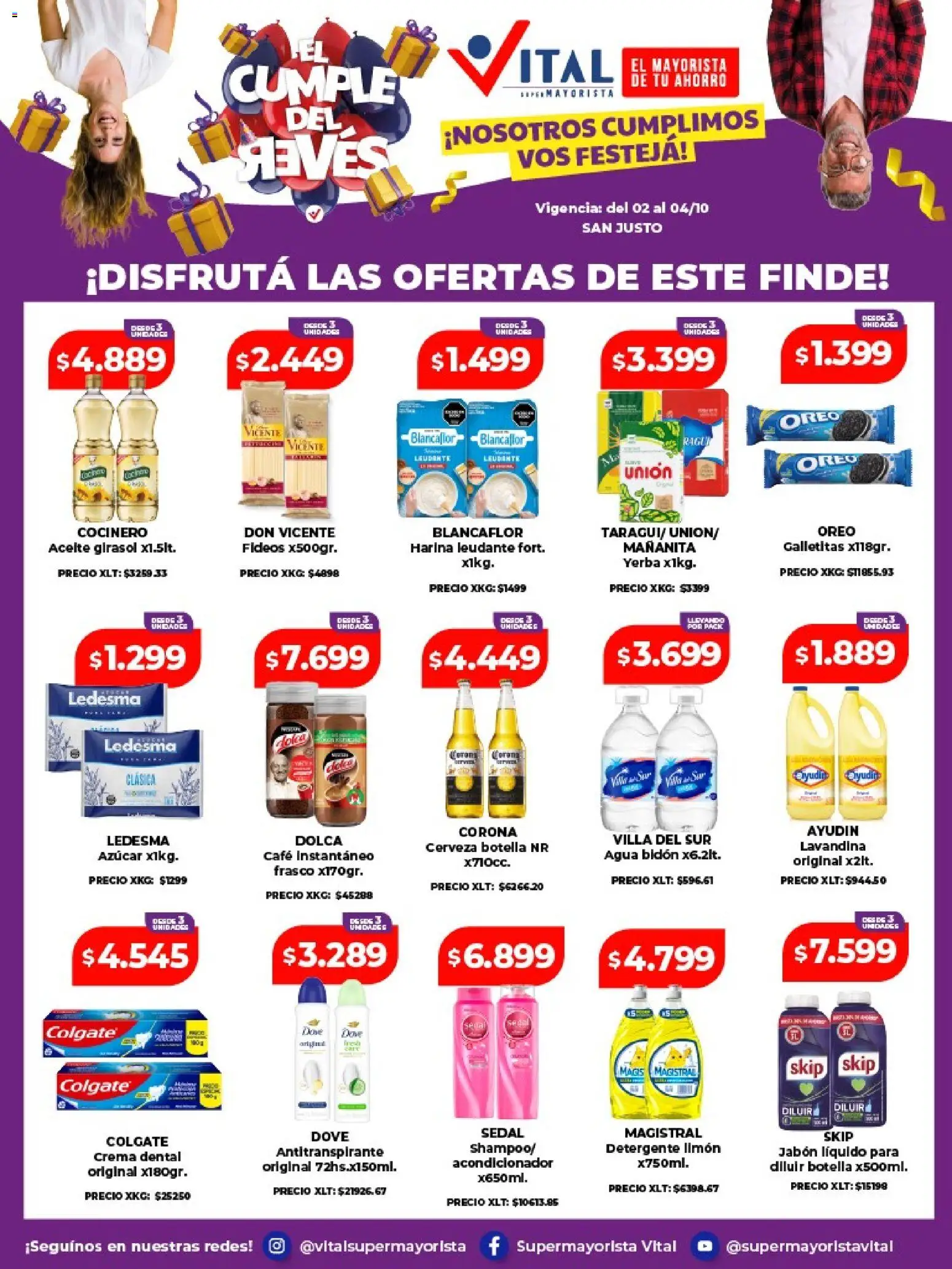 Vista previa del folleto de la tienda Vital válido desde el 02/10/2026 