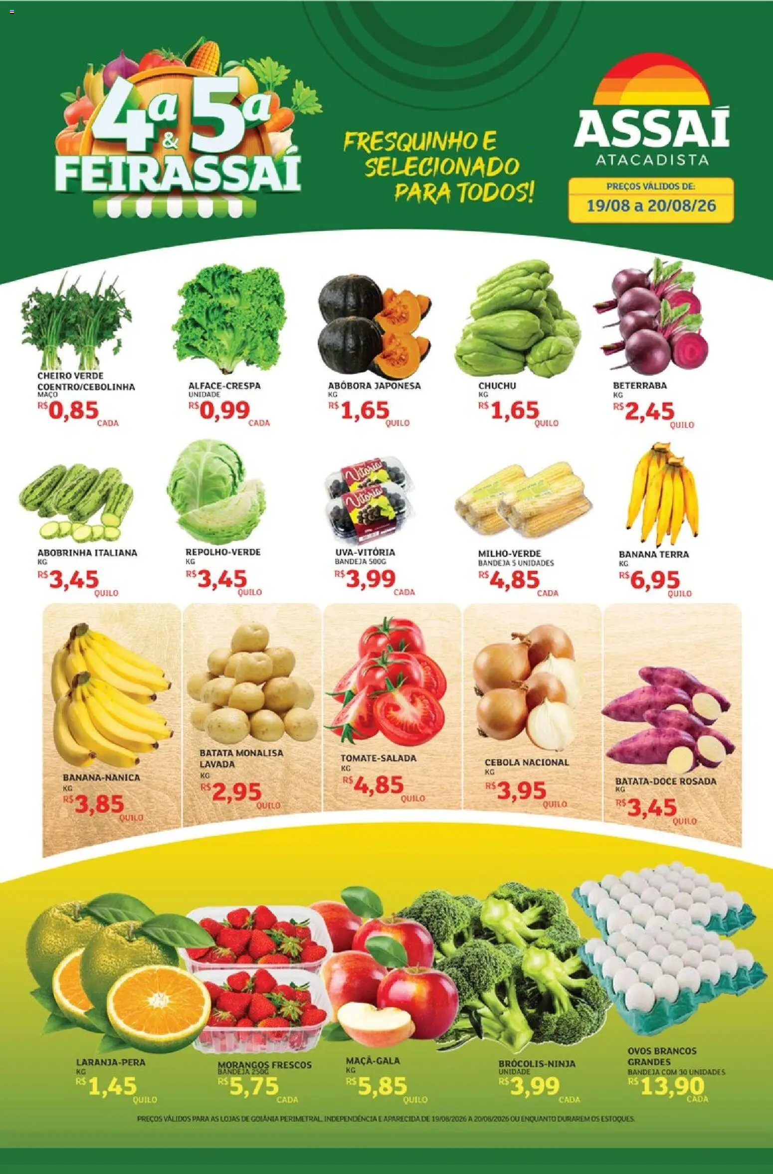 Pré-Visualização do folheto "Assaí Atacadista ofertas - GO" da loja Assaí Atacadista válido a partir de 19/08/2026