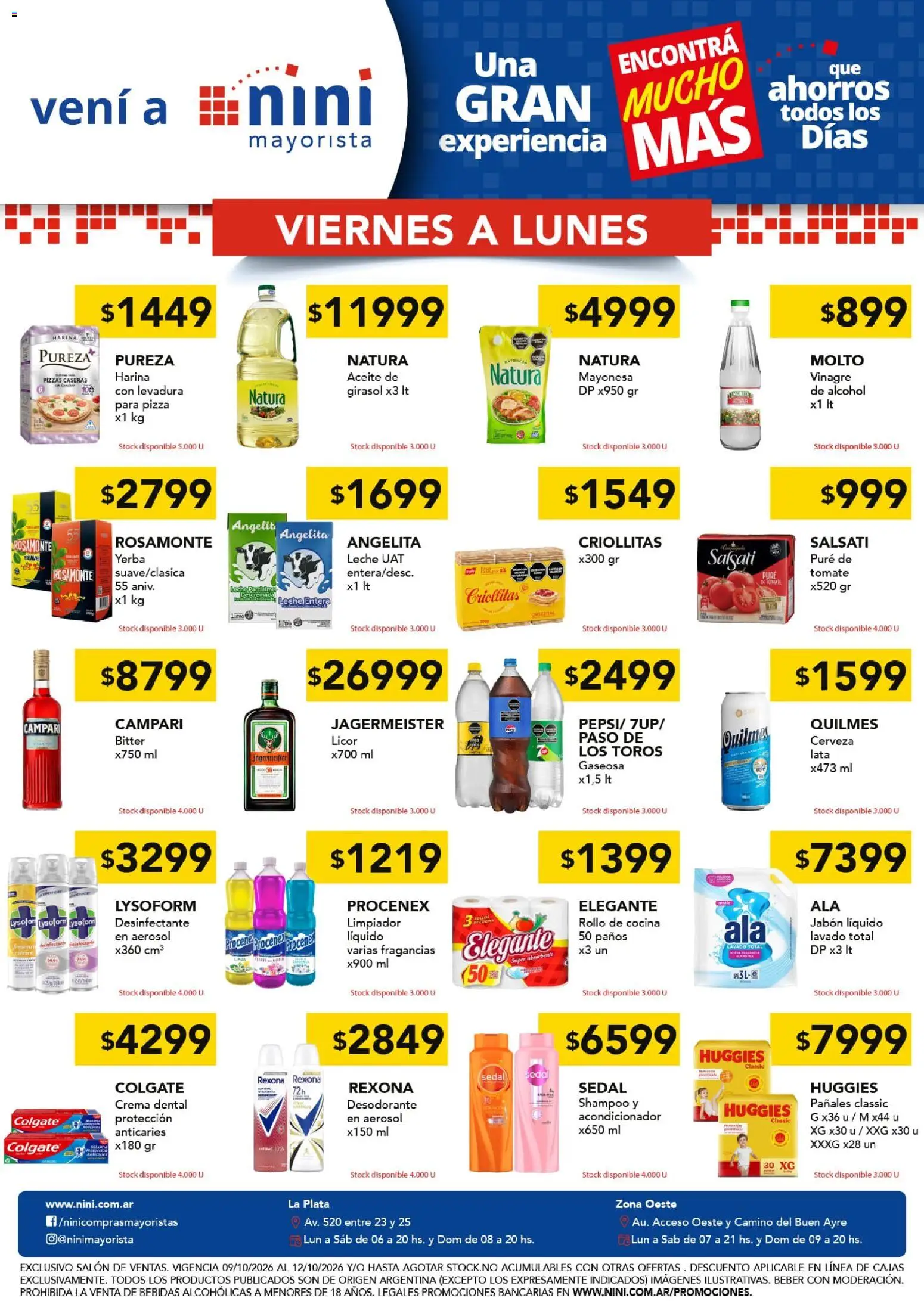 Vista previa del folleto de la tienda NINI Mayorista válido desde el 09/10/2026 