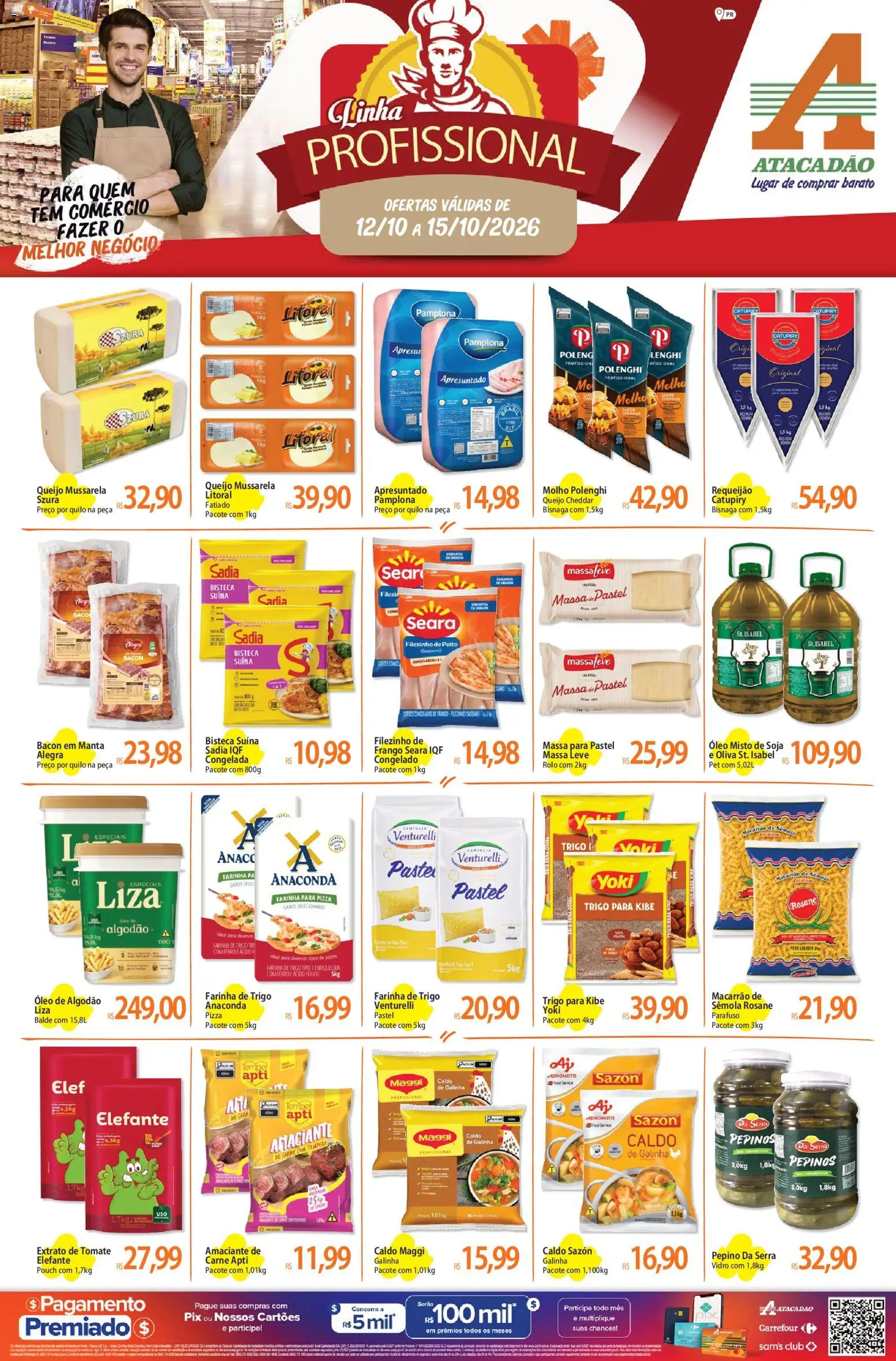 Pré-Visualização do folheto "Atacadão ofertas - PR" da loja Atacadão válido a partir de 12/10/2026